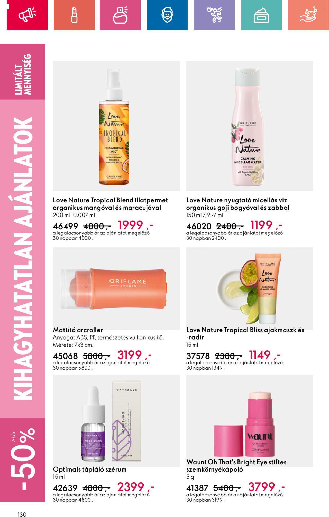 oriflame - Akciós újság új Oriflame 2024.11.10. - 2024.11.30. - page: 130