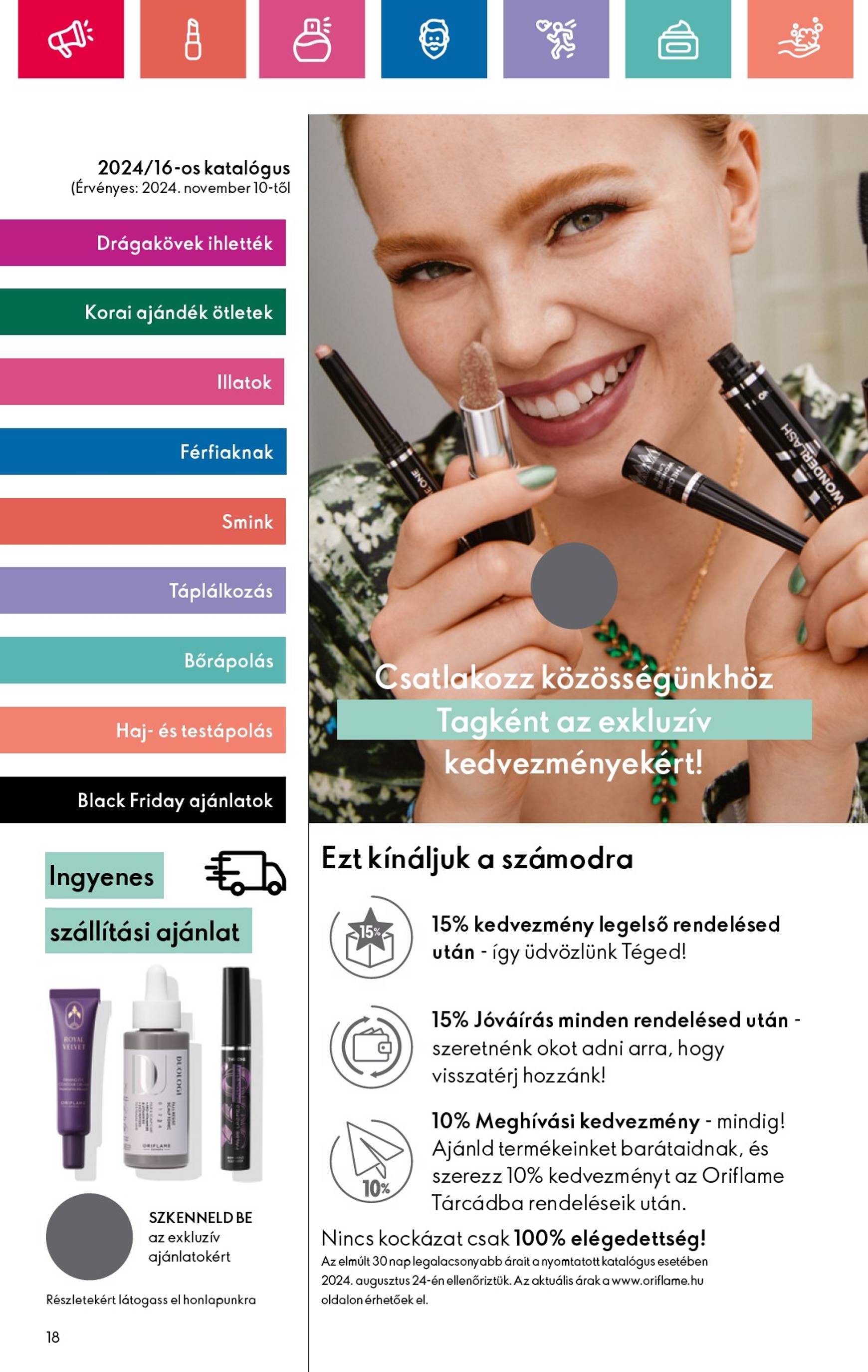 oriflame - Oriflame - Black Friday akciós újság, érvényes 11.10. - 11.30. - page: 18