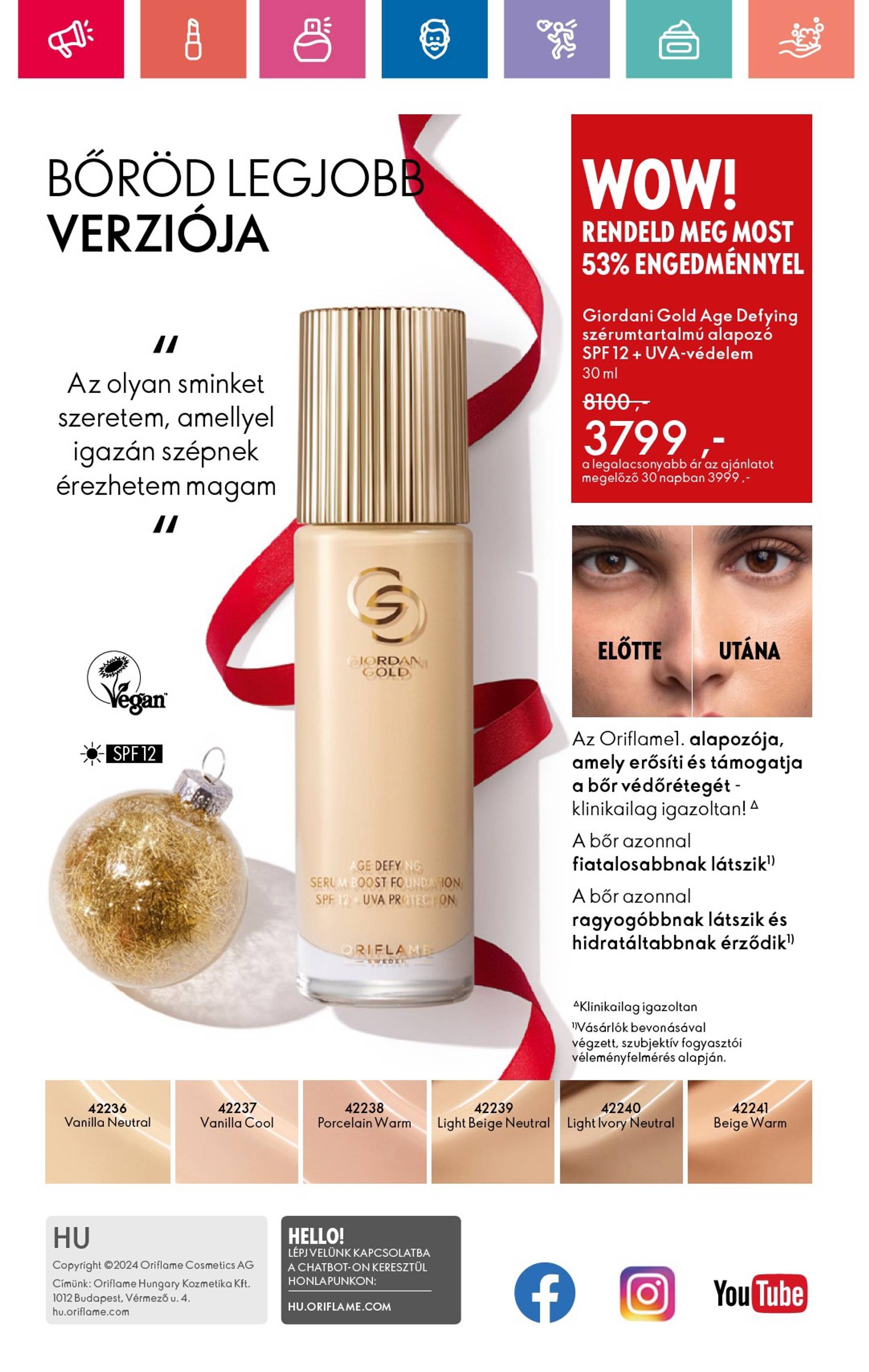 oriflame - Oriflame akciós újság, érvényes 12.01. - 12.28. - page: 180