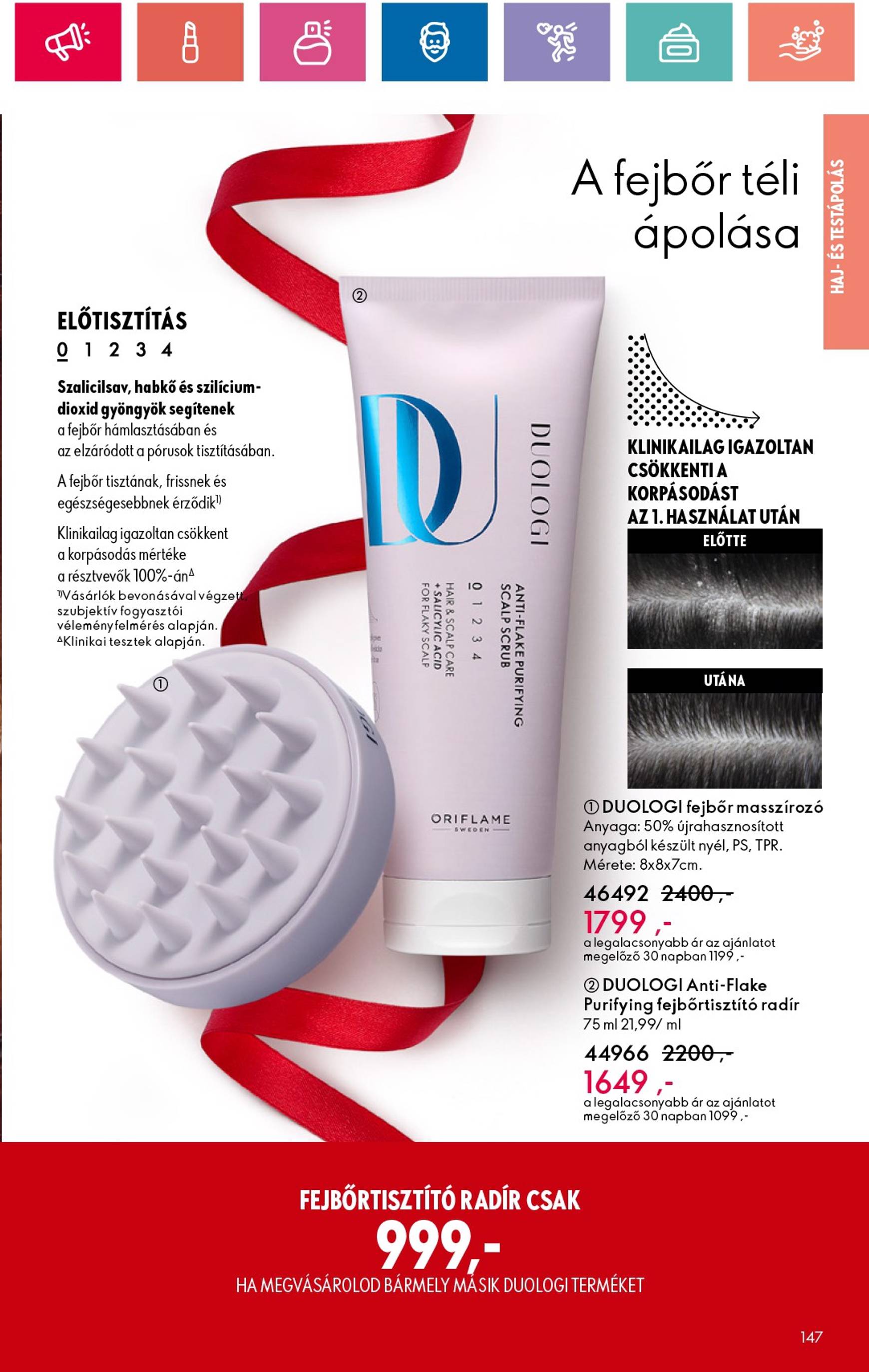 oriflame - Oriflame akciós újság, érvényes 12.01. - 12.28. - page: 147