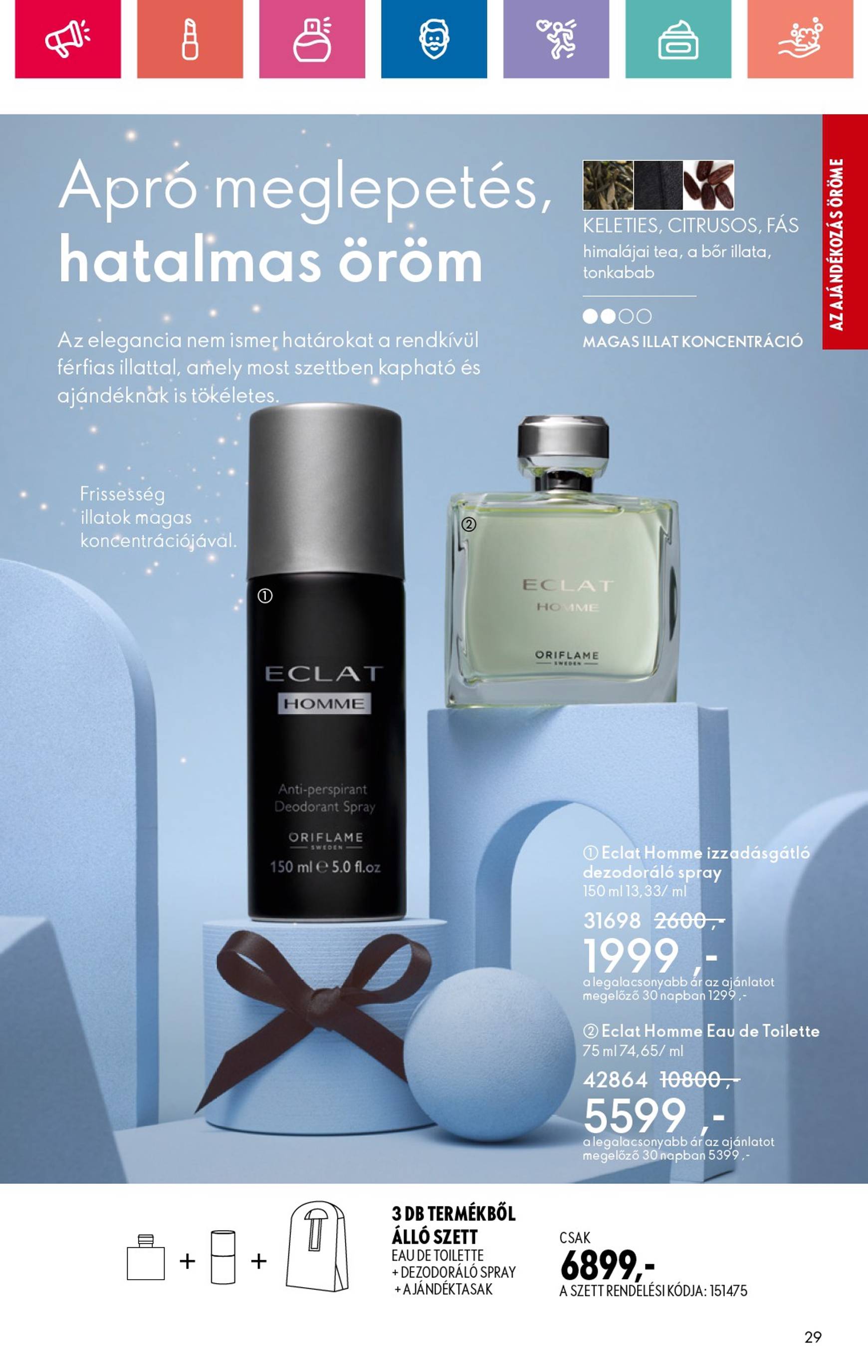 oriflame - Oriflame akciós újság, érvényes 12.01. - 12.28. - page: 29