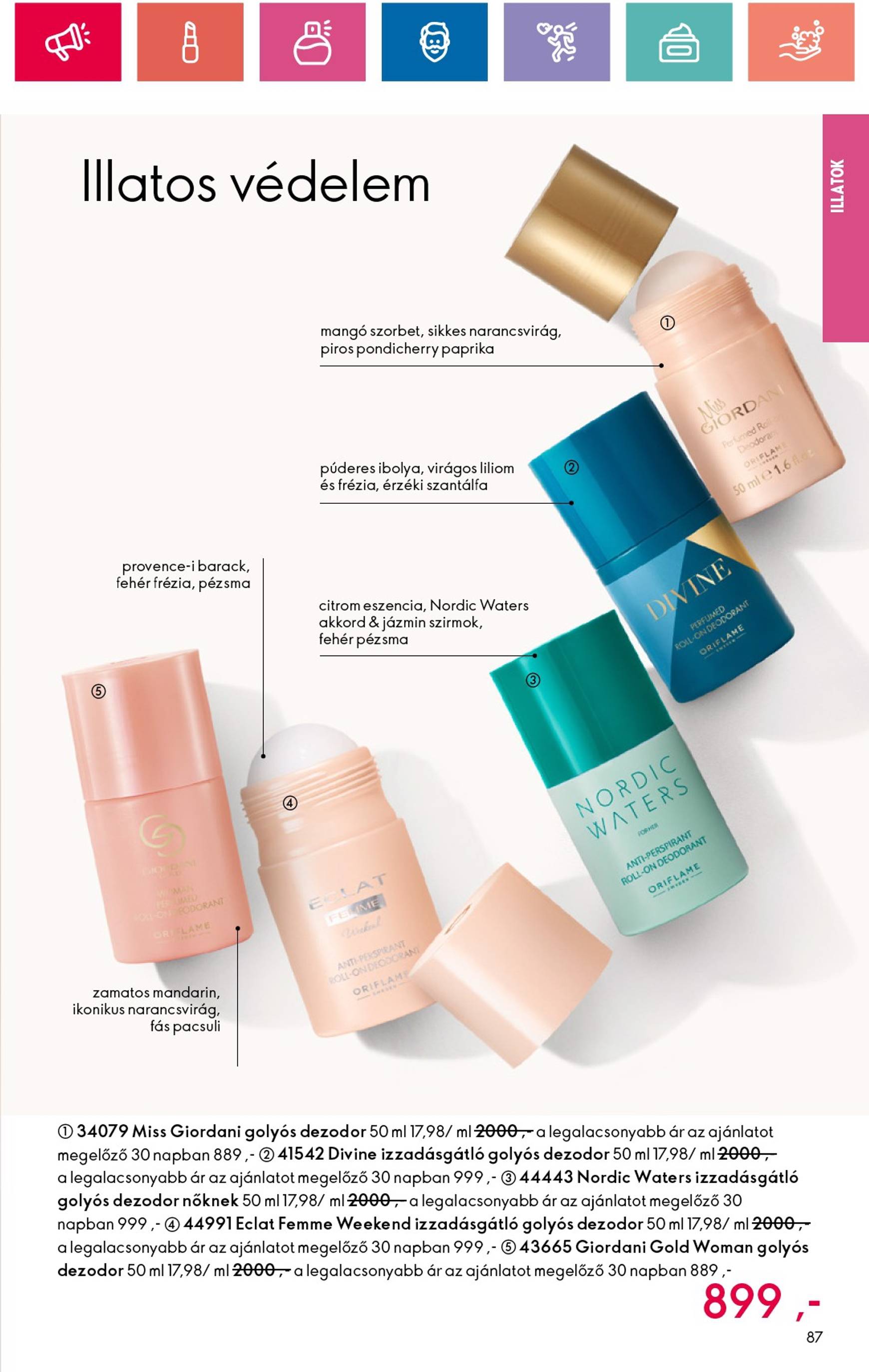 oriflame - Oriflame akciós újság, érvényes 12.01. - 12.28. - page: 87