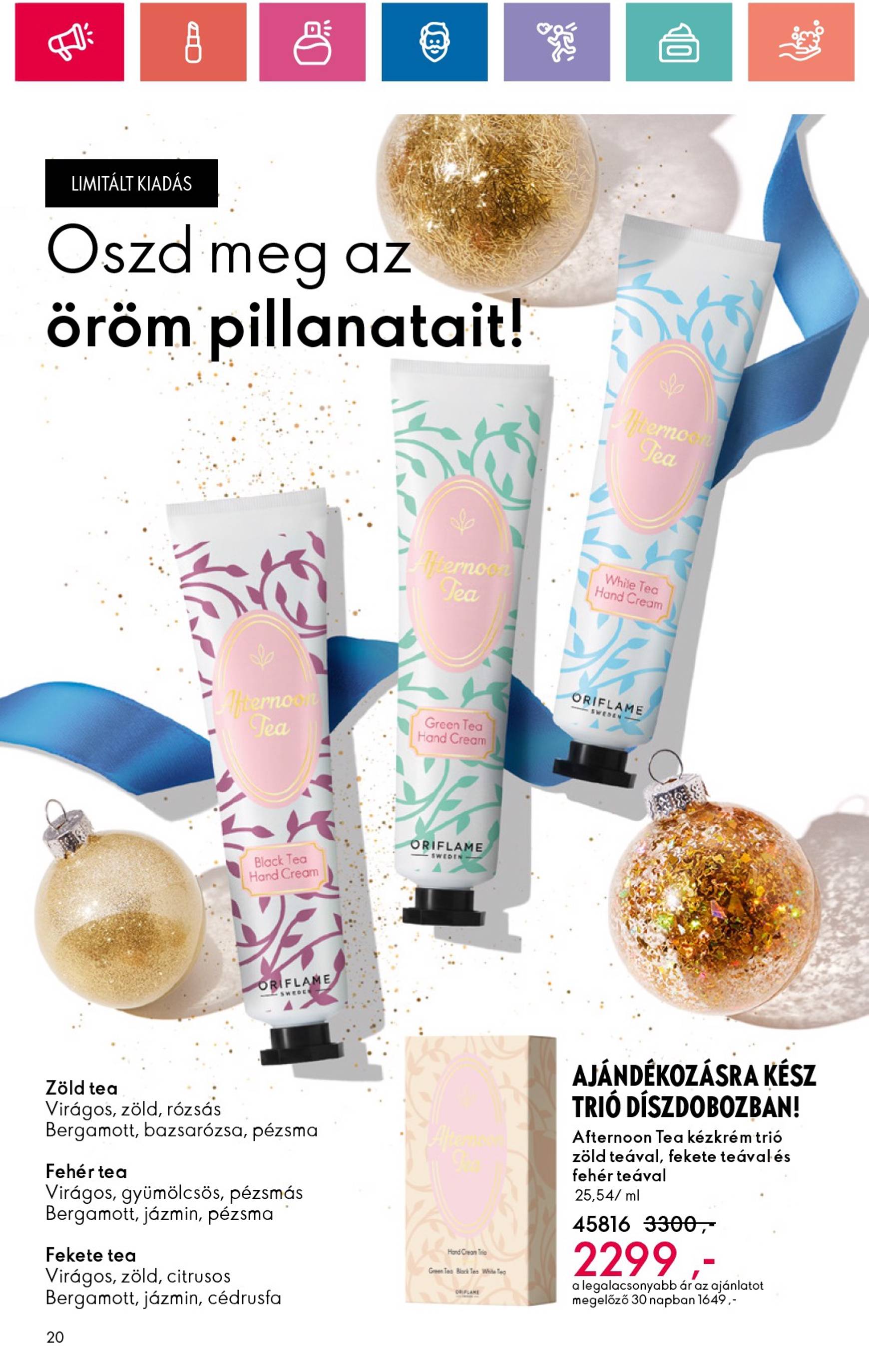 oriflame - Oriflame akciós újság, érvényes 12.01. - 12.28. - page: 20