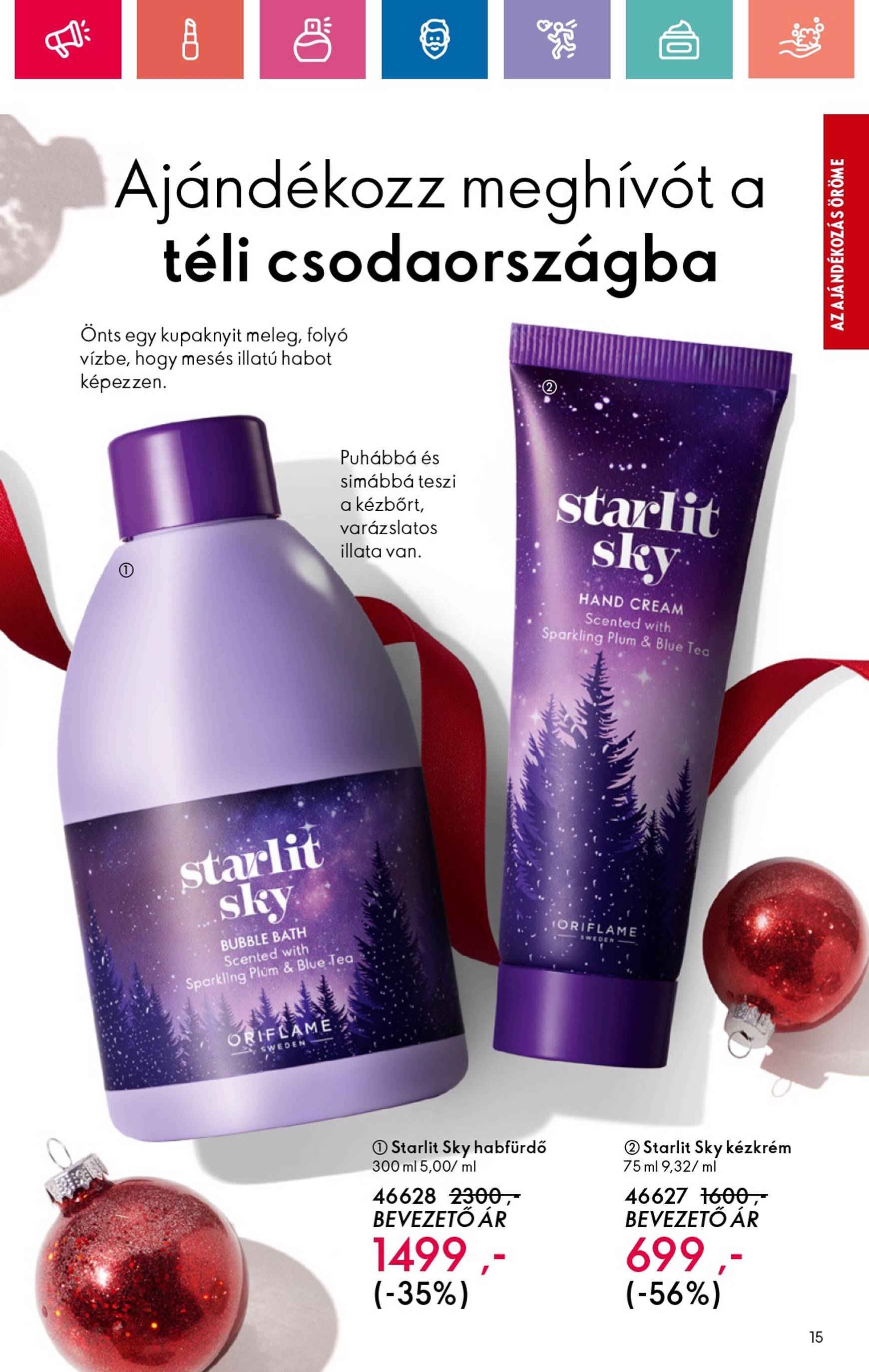 oriflame - Oriflame akciós újság, érvényes 12.01. - 12.28. - page: 15