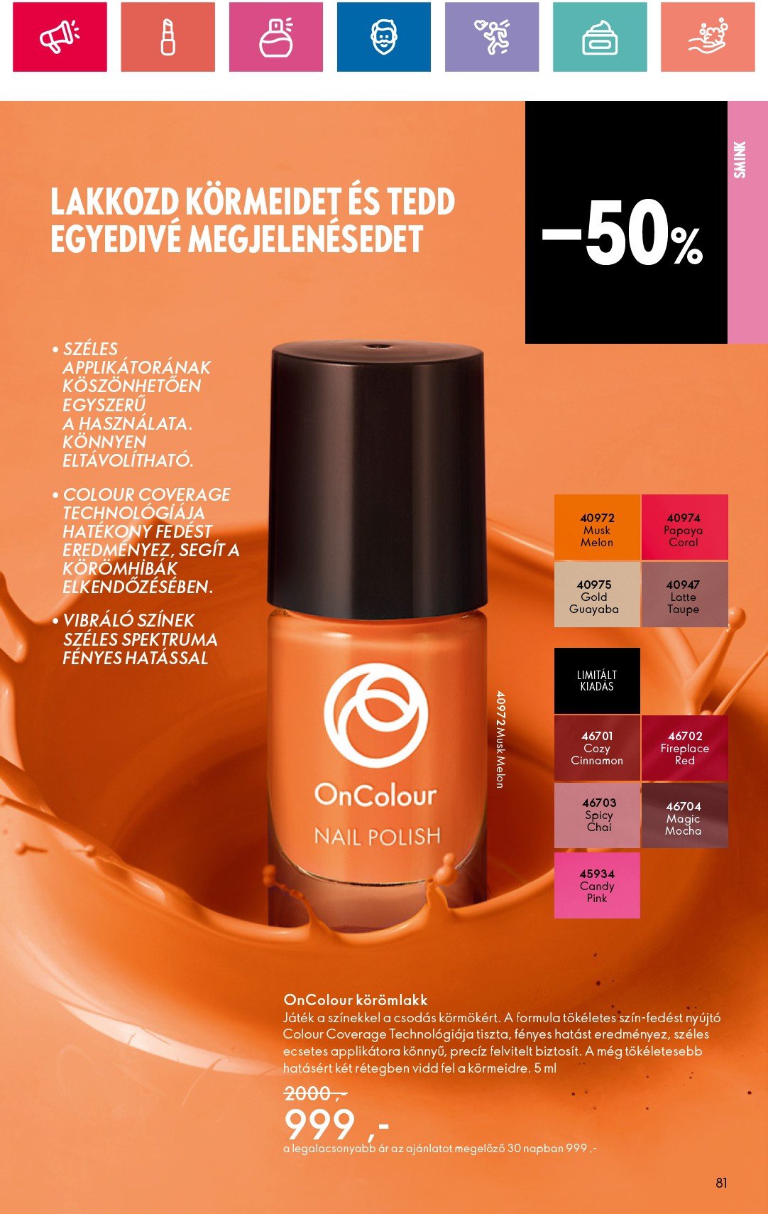 oriflame - Oriflame akciós újság, érvényes 12.29. - 01.18. - page: 81