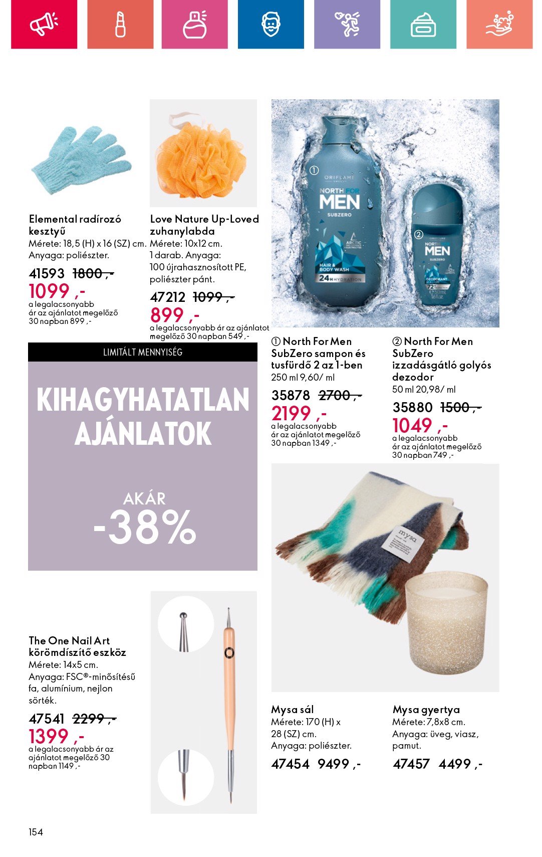 oriflame - Oriflame akciós újság, érvényes 12.29. - 01.18. - page: 154