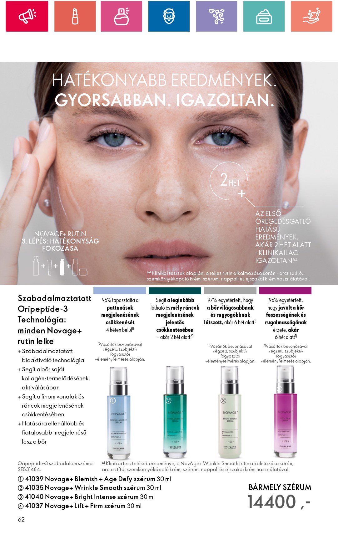 oriflame - Oriflame akciós újság, érvényes 12.29. - 01.18. - page: 62