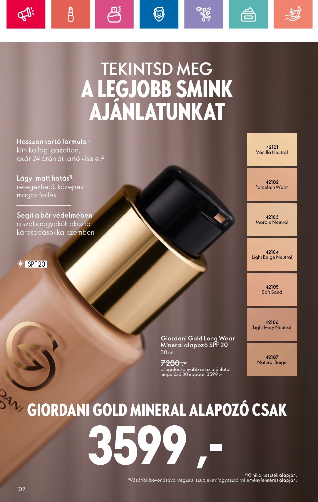 oriflame - Oriflame akciós újság, érvényes 12.29. - 01.18. - page: 102