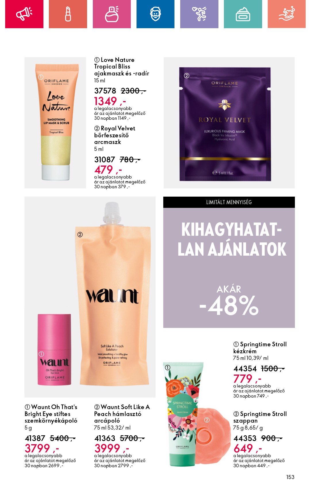 oriflame - Oriflame akciós újság, érvényes 12.29. - 01.18. - page: 153