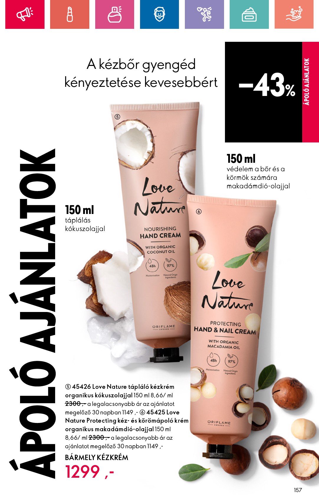 oriflame - Oriflame akciós újság, érvényes 12.29. - 01.18. - page: 157