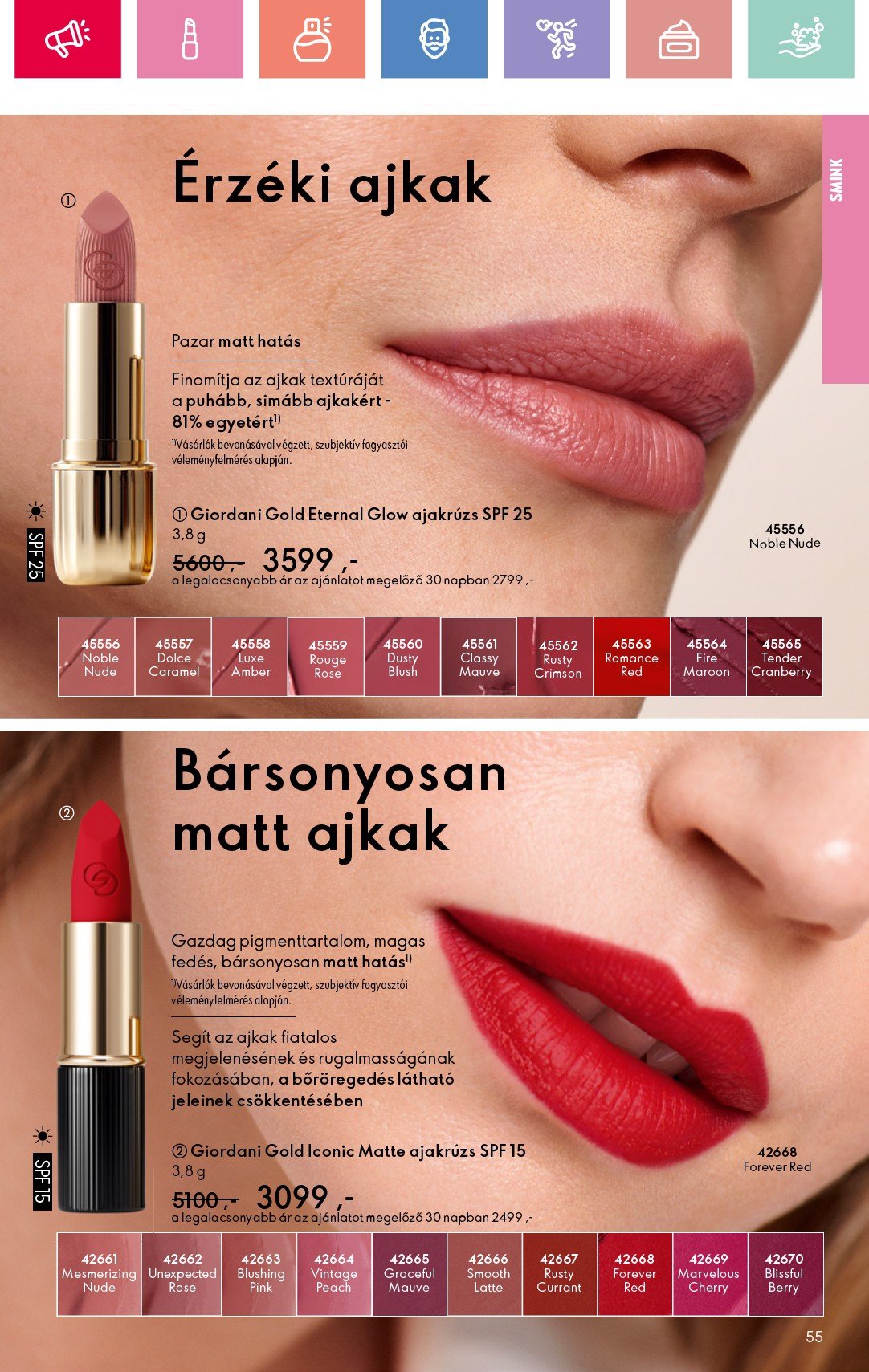 oriflame - Oriflame akciós újság, érvényes 01.19. - 02.08. - page: 55