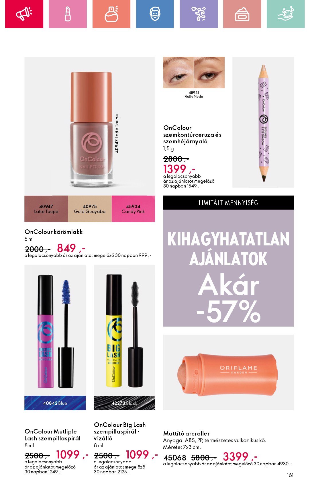 oriflame - Oriflame akciós újság, érvényes 02.09. - 03.01. - page: 161