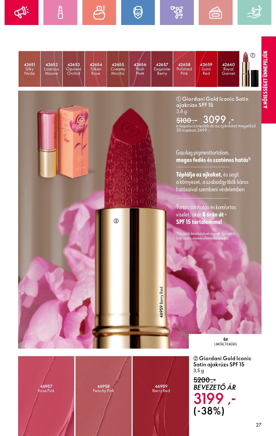 oriflame - Oriflame akciós újság, érvényes 02.09. - 03.01. - page: 27