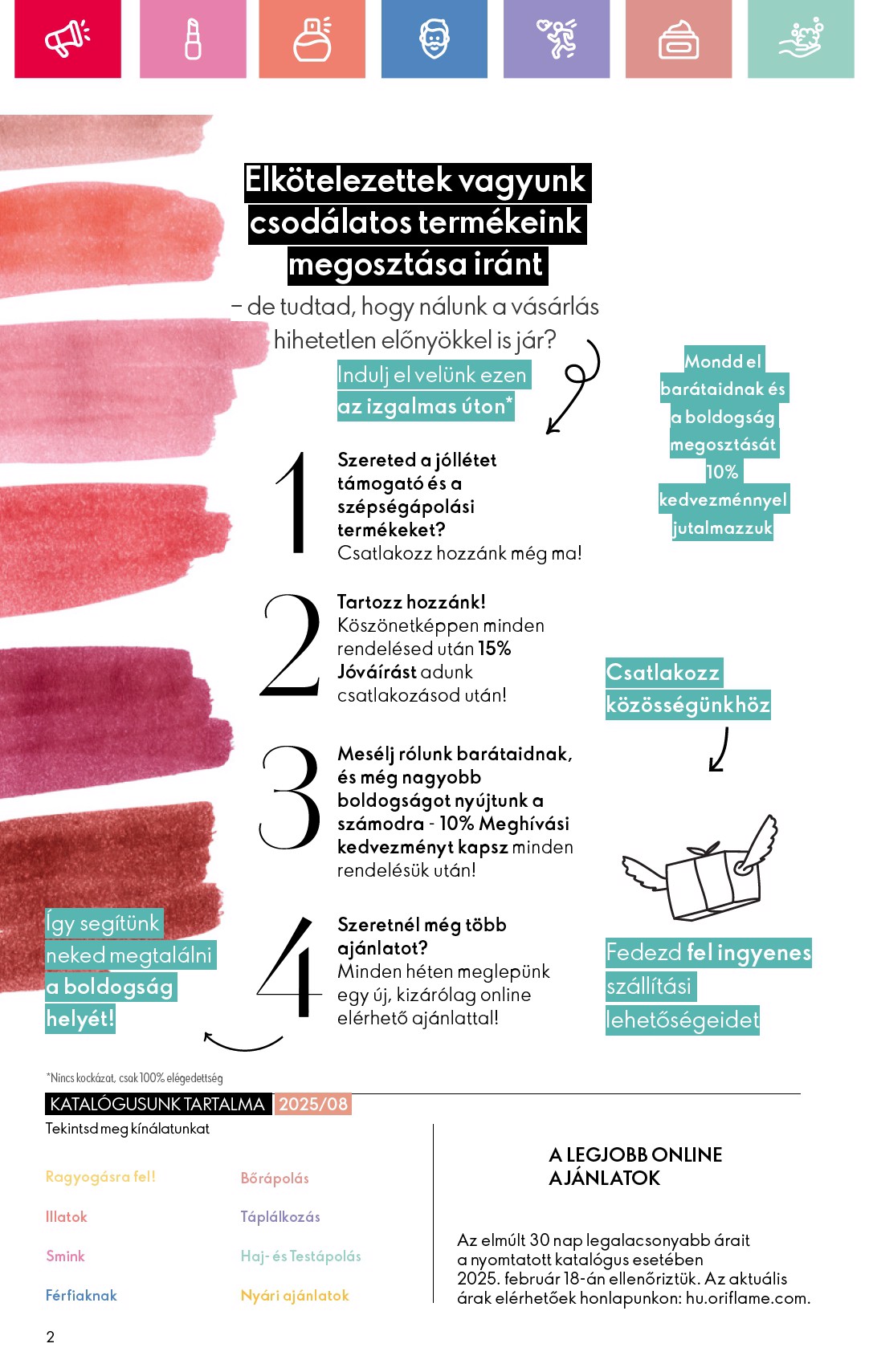 oriflame - Oriflame akciós újság, érvényes 05.25. - 06.14. - page: 2 oriflame - Oriflame akciós újság, érvényes 05.25. - 06.14. - page: 2