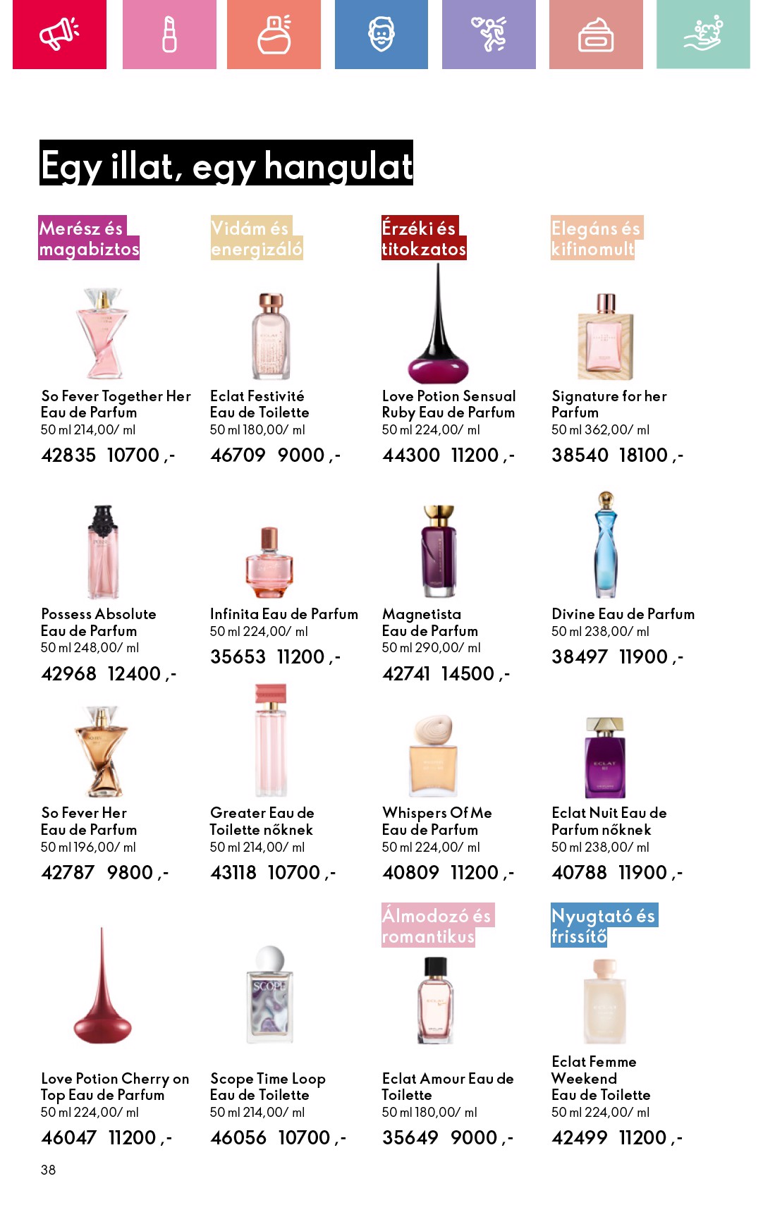oriflame - Oriflame akciós újság, érvényes 05.25. - 06.14. - page: 38 oriflame - Oriflame akciós újság, érvényes 05.25. - 06.14. - page: 38
