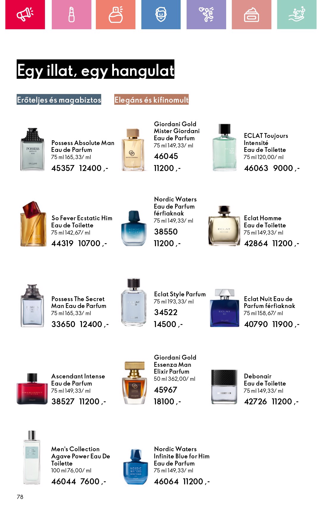 oriflame - Oriflame akciós újság, érvényes 05.25. - 06.14. - page: 78 oriflame - Oriflame akciós újság, érvényes 05.25. - 06.14. - page: 78