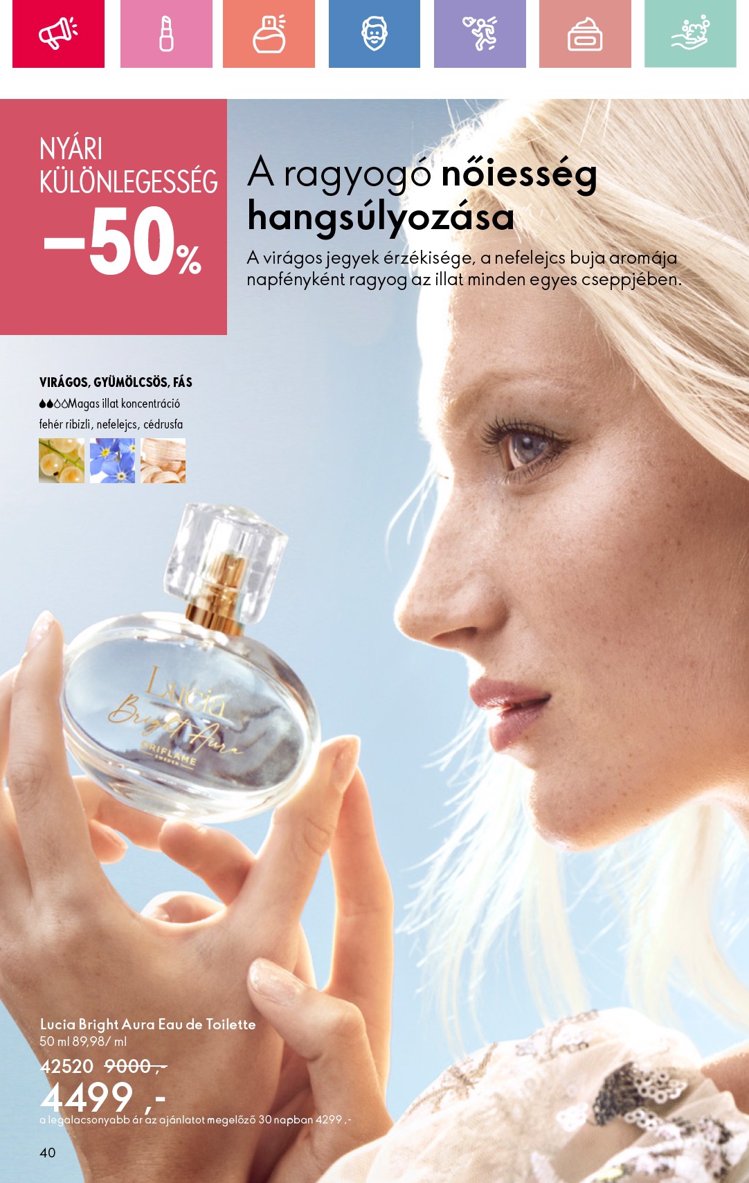 oriflame - Oriflame akciós újság, érvényes 06.15. - 07.05. - page: 40 oriflame - Oriflame akciós újság, érvényes 06.15. - 07.05. - page: 40