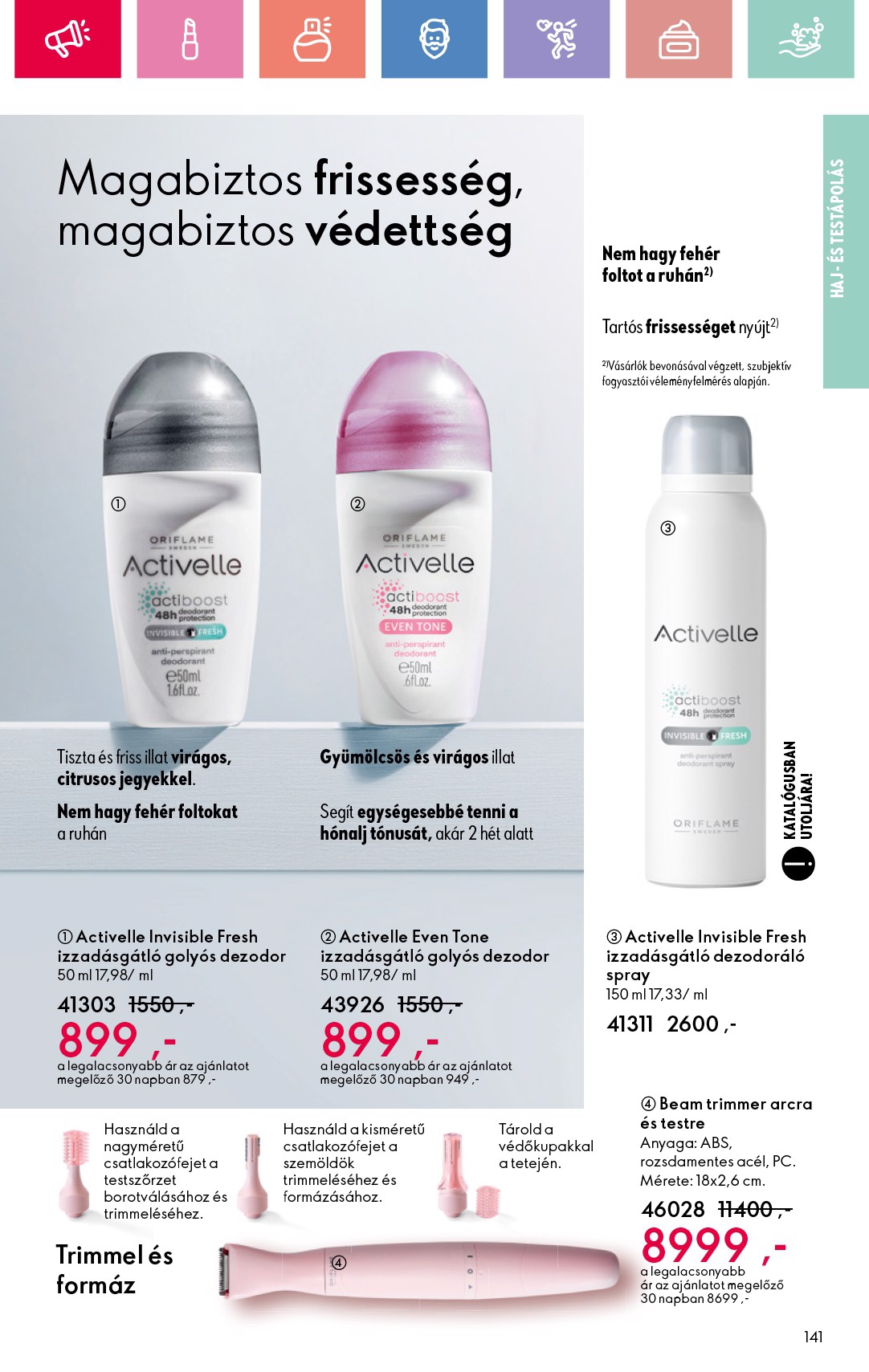 oriflame - Oriflame akciós újság, érvényes 06.15. - 07.05. - page: 141 oriflame - Oriflame akciós újság, érvényes 06.15. - 07.05. - page: 141