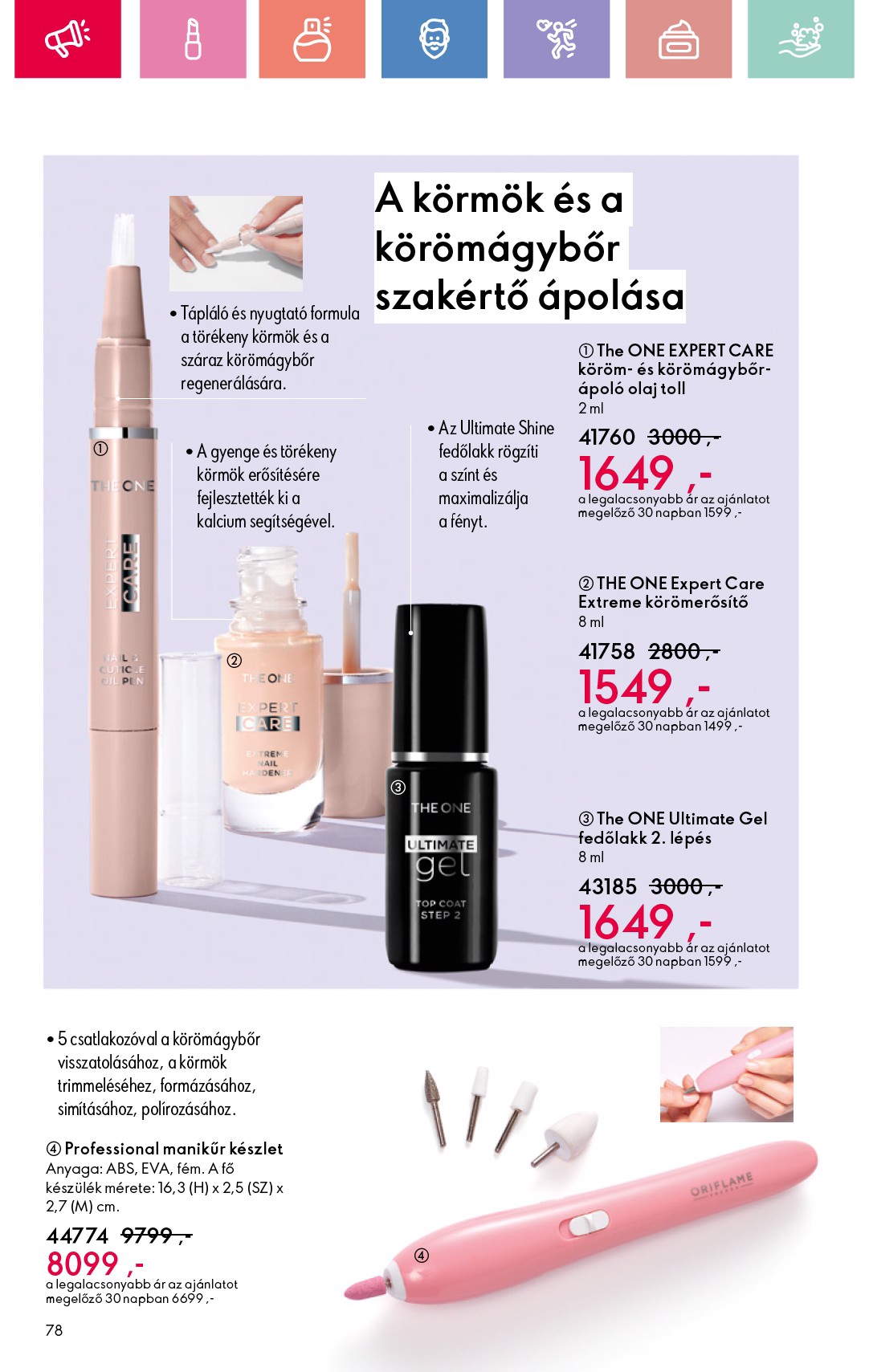 oriflame - Oriflame akciós újság, érvényes 06.15. - 07.05. - page: 78 oriflame - Oriflame akciós újság, érvényes 06.15. - 07.05. - page: 78