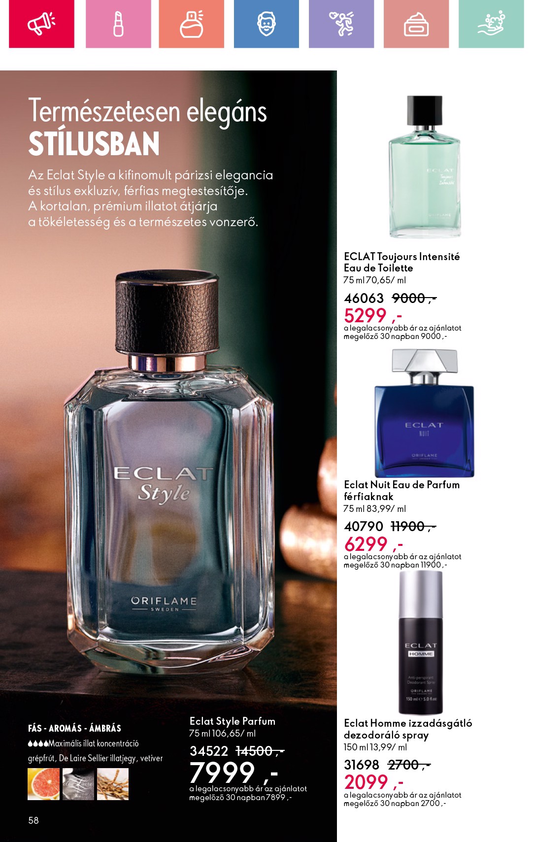 oriflame - Oriflame akciós újság, érvényes 06.15. - 07.05. - page: 58 oriflame - Oriflame akciós újság, érvényes 06.15. - 07.05. - page: 58