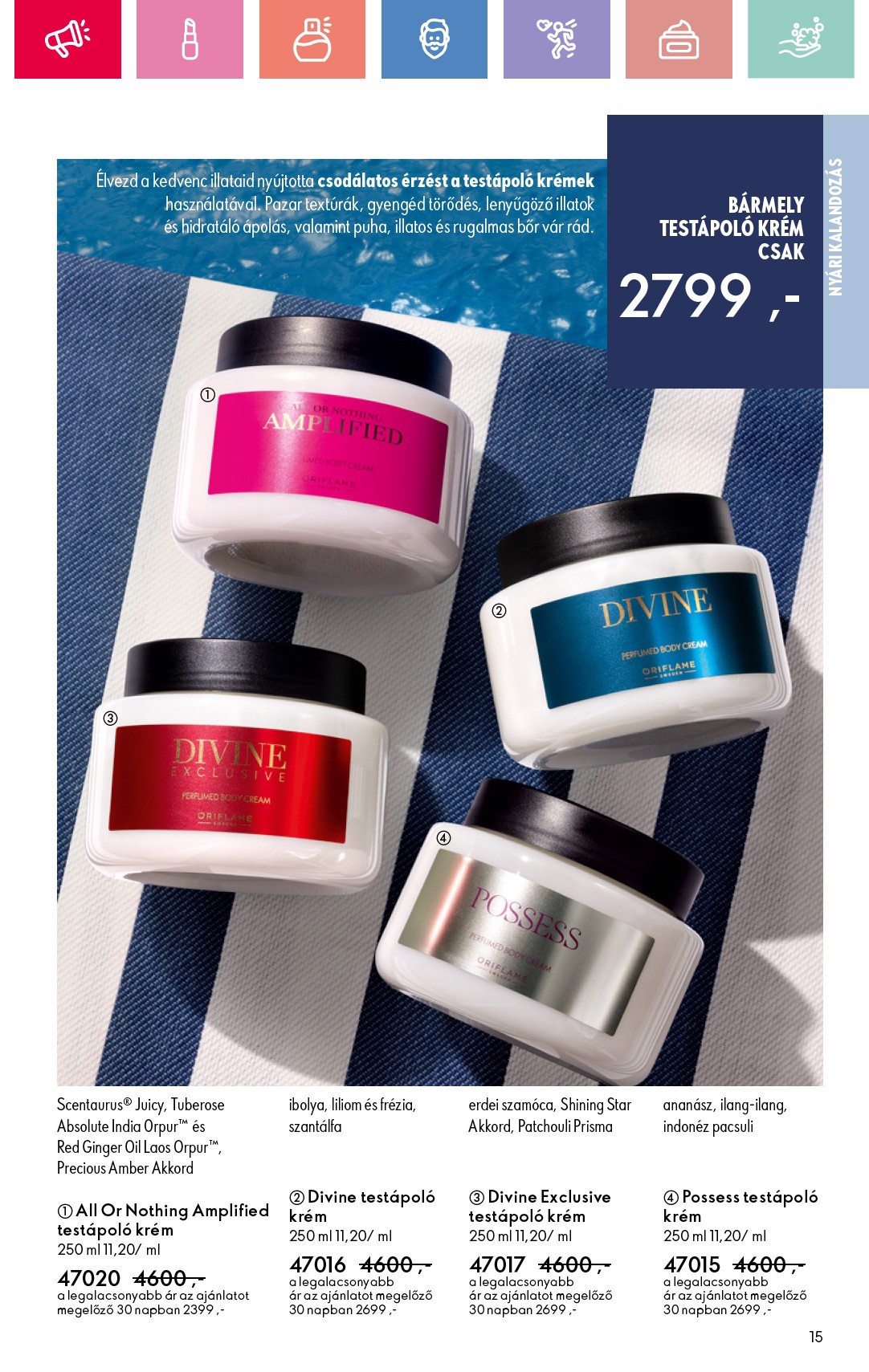 oriflame - Oriflame akciós újság, érvényes 06.15. - 07.05. - page: 15 oriflame - Oriflame akciós újság, érvényes 06.15. - 07.05. - page: 15