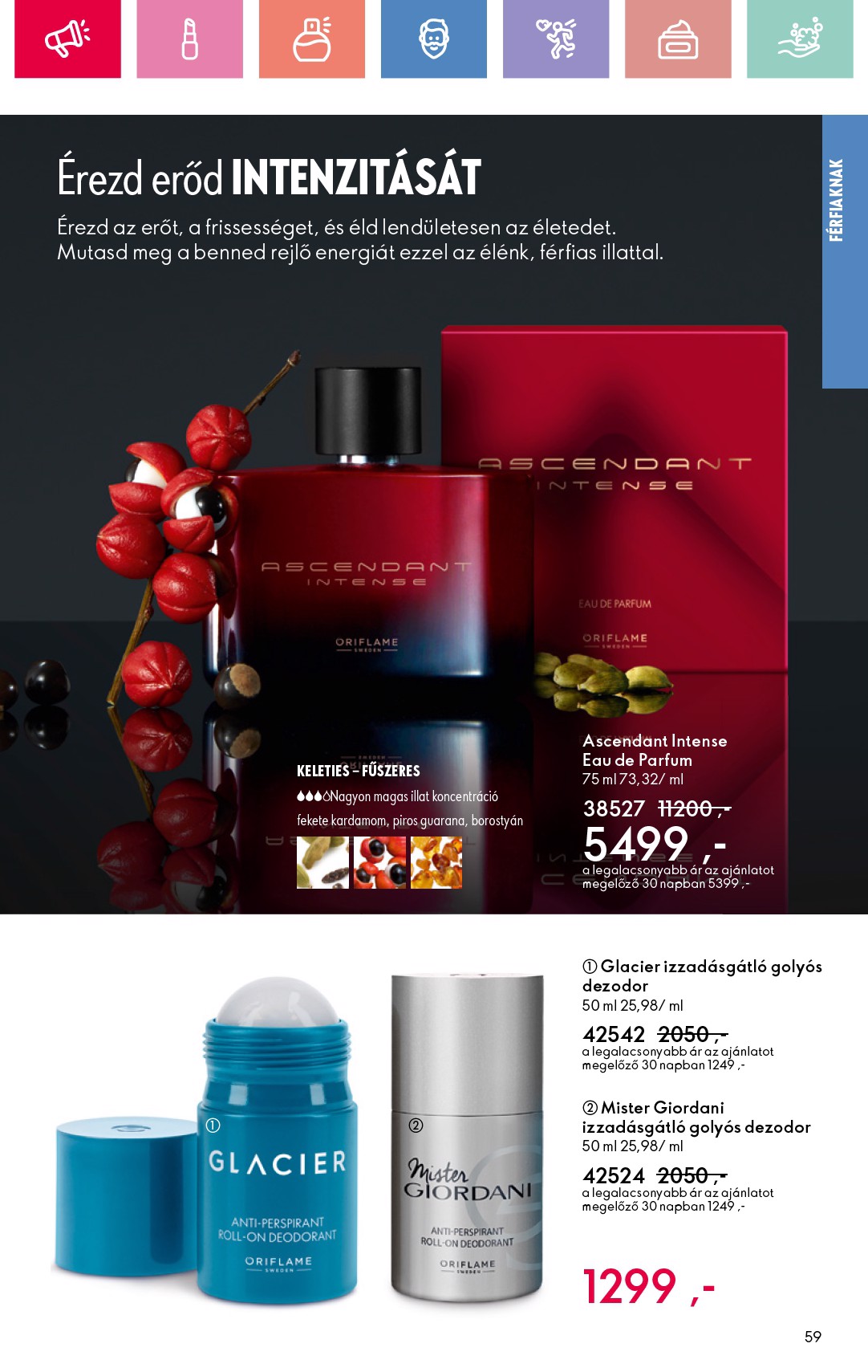 oriflame - Oriflame akciós újság, érvényes 06.15. - 07.05. - page: 59 oriflame - Oriflame akciós újság, érvényes 06.15. - 07.05. - page: 59