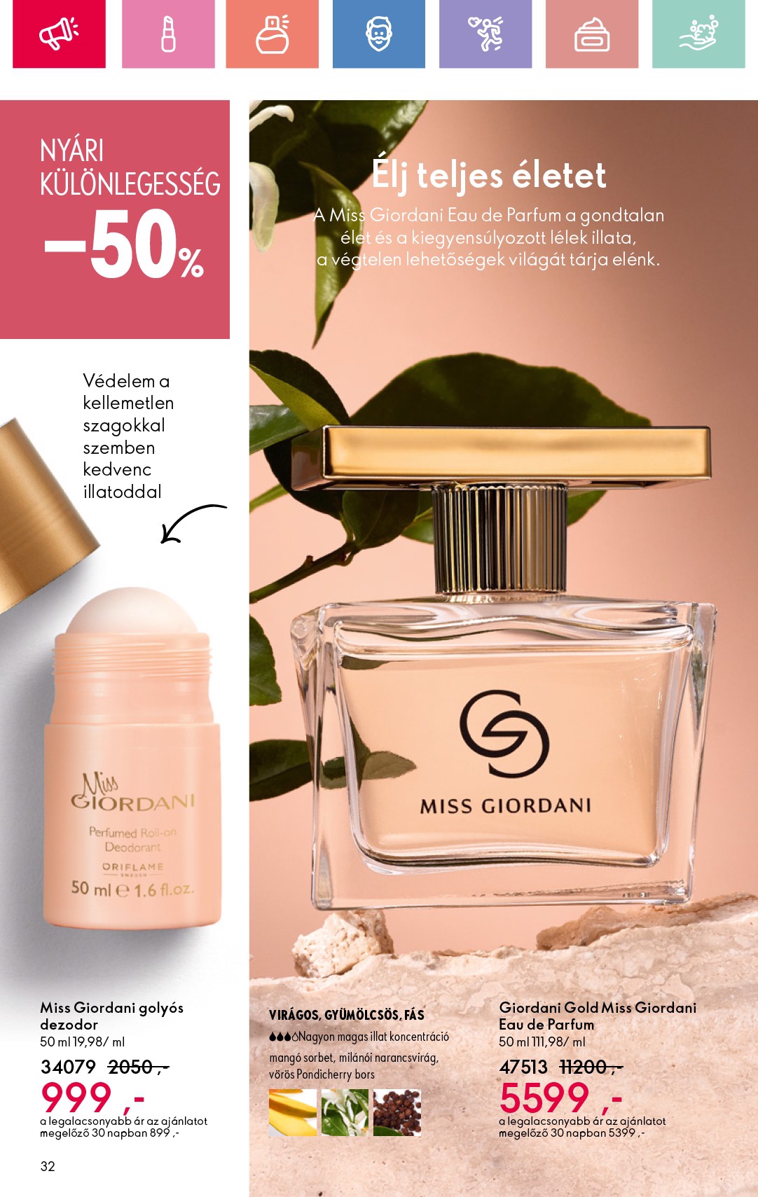 oriflame - Oriflame akciós újság, érvényes 06.15. - 07.05. - page: 32 oriflame - Oriflame akciós újság, érvényes 06.15. - 07.05. - page: 32