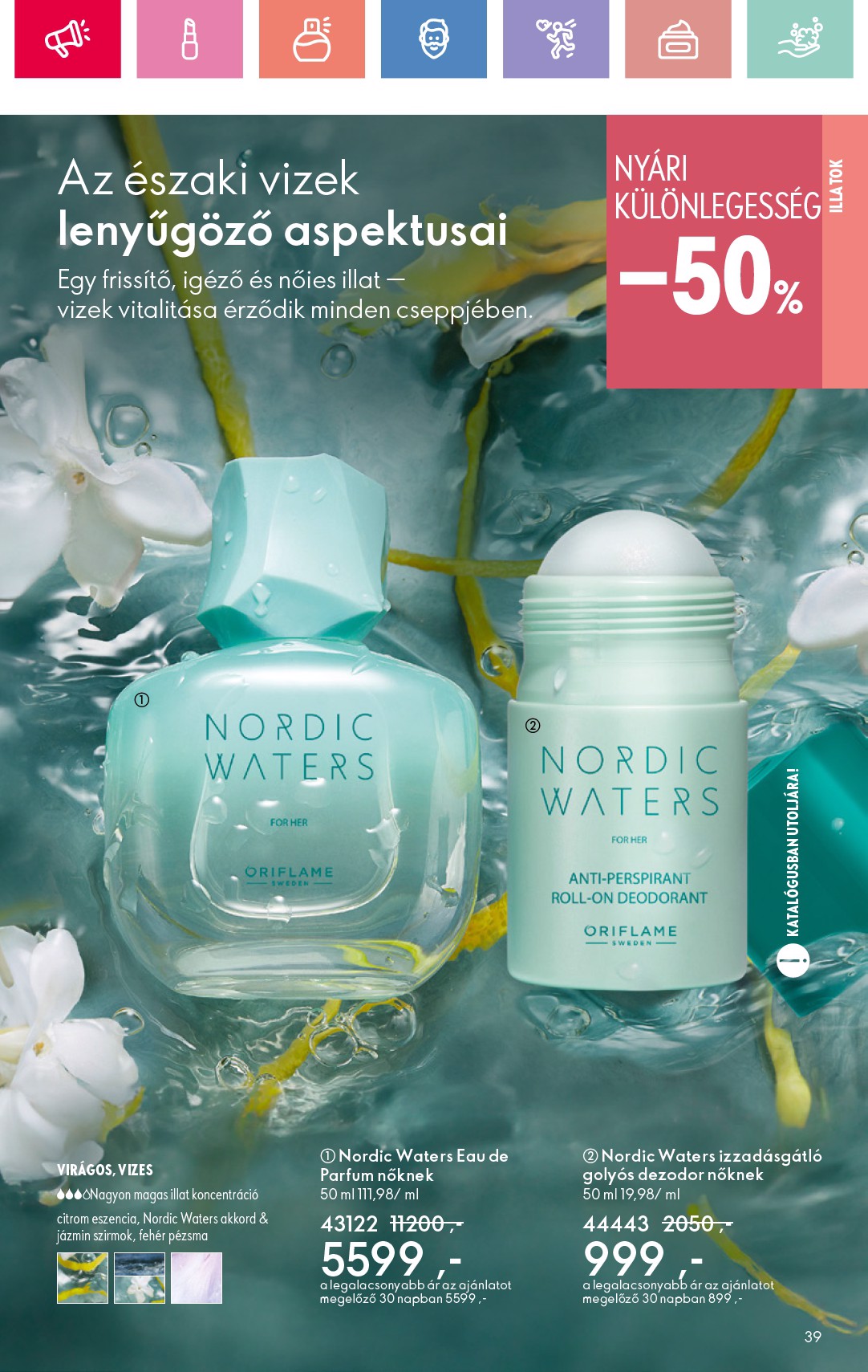 oriflame - Oriflame akciós újság, érvényes 06.15. - 07.05. - page: 39 oriflame - Oriflame akciós újság, érvényes 06.15. - 07.05. - page: 39