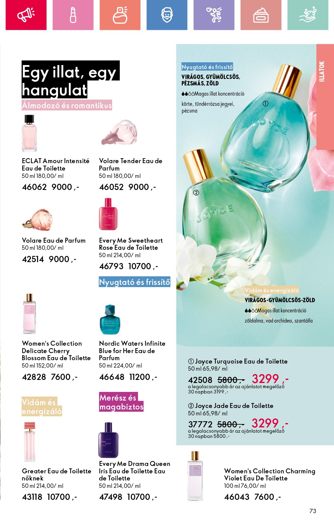oriflame - Oriflame akciós újság, érvényes 07.06. - 07.26. - page: 73 oriflame - Oriflame akciós újság, érvényes 07.06. - 07.26. - page: 73