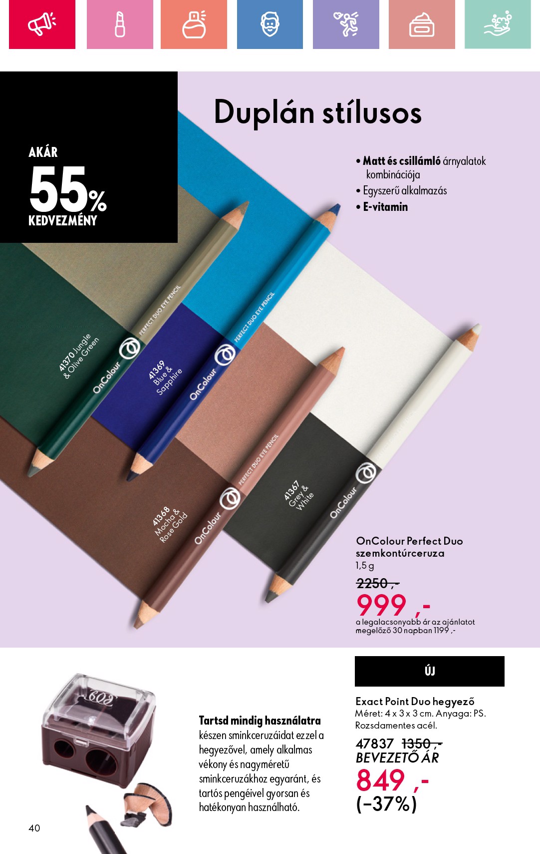 oriflame - Oriflame akciós újság, érvényes 07.06. - 07.26. - page: 40 oriflame - Oriflame akciós újság, érvényes 07.06. - 07.26. - page: 40