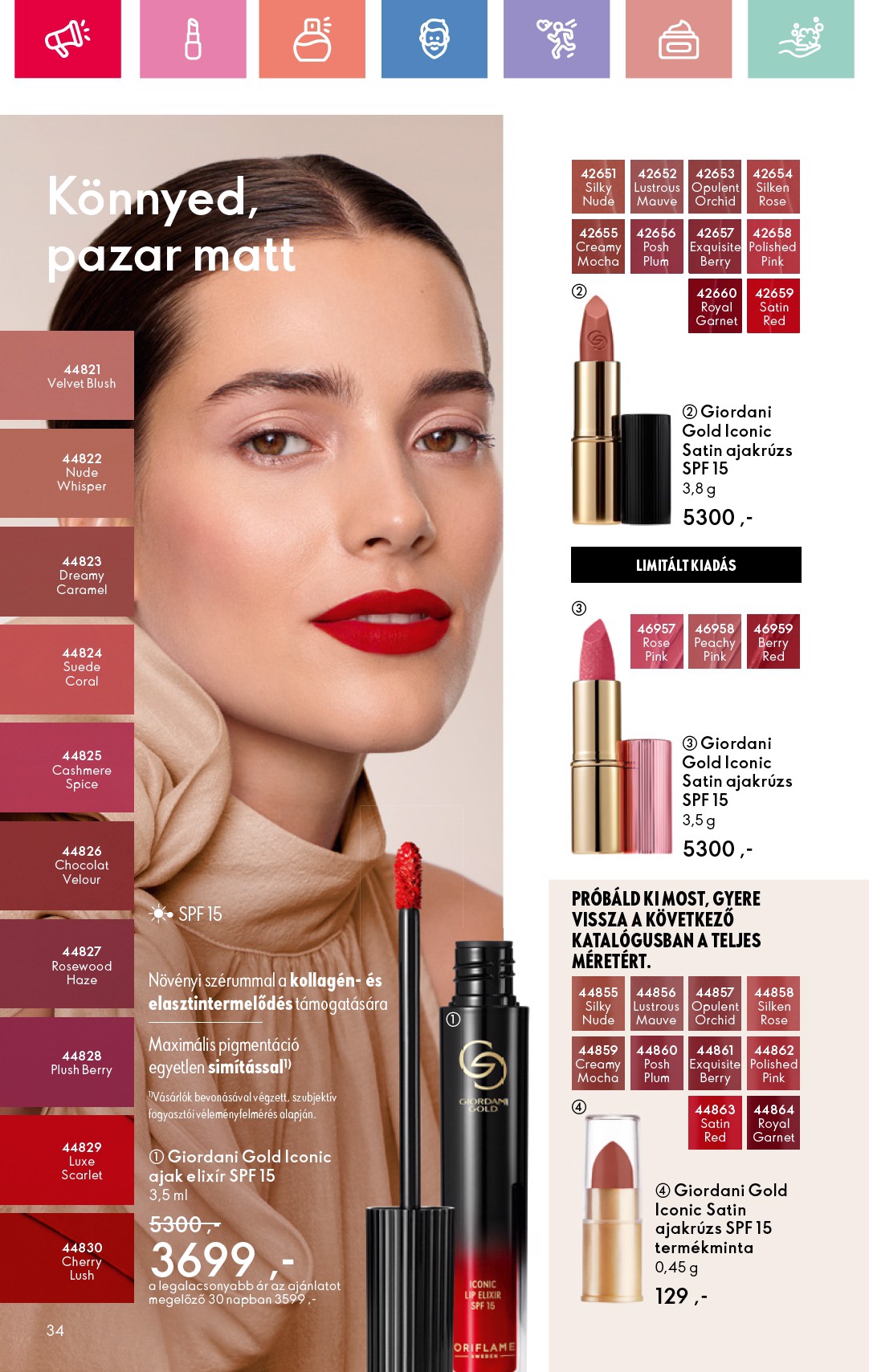 oriflame - Oriflame akciós újság, érvényes 07.06. - 07.26. - page: 34 oriflame - Oriflame akciós újság, érvényes 07.06. - 07.26. - page: 34