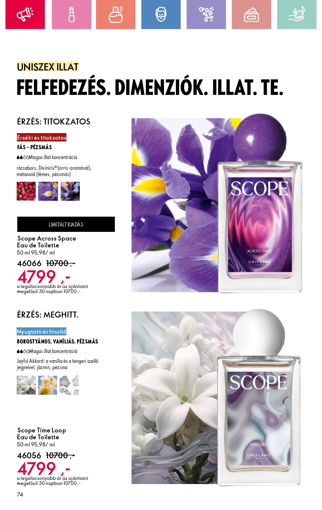 oriflame - Oriflame akciós újság, érvényes 07.06. - 07.26. - page: 74 oriflame - Oriflame akciós újság, érvényes 07.06. - 07.26. - page: 74