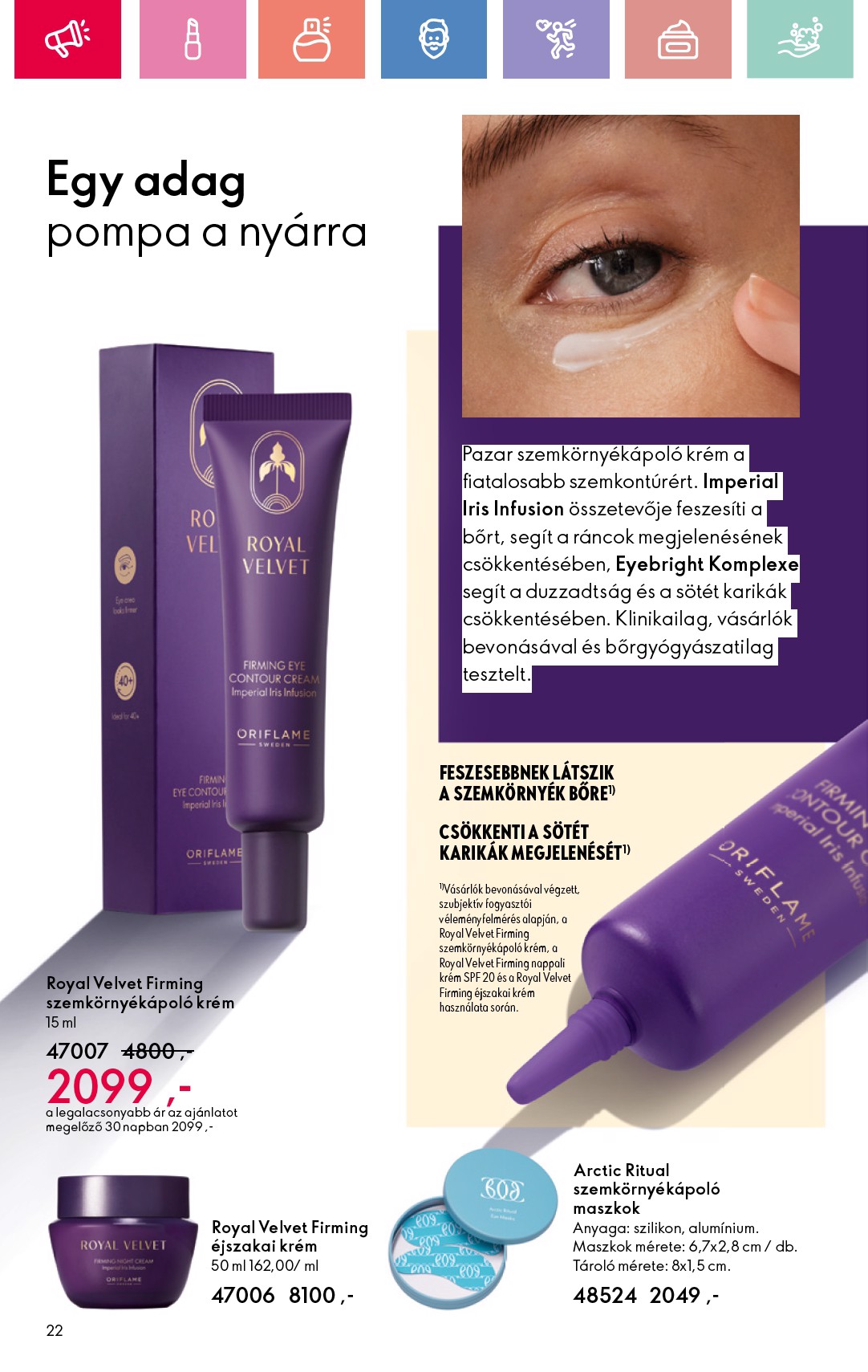 oriflame - Oriflame akciós újság, érvényes 07.06. - 07.26. - page: 22 oriflame - Oriflame akciós újság, érvényes 07.06. - 07.26. - page: 22