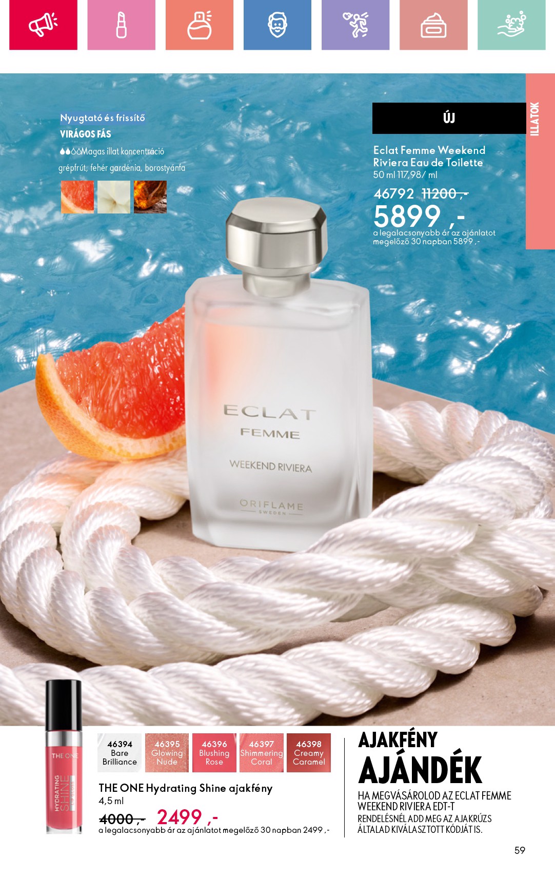 oriflame - Oriflame akciós újság, érvényes 07.06. - 07.26. - page: 59 oriflame - Oriflame akciós újság, érvényes 07.06. - 07.26. - page: 59