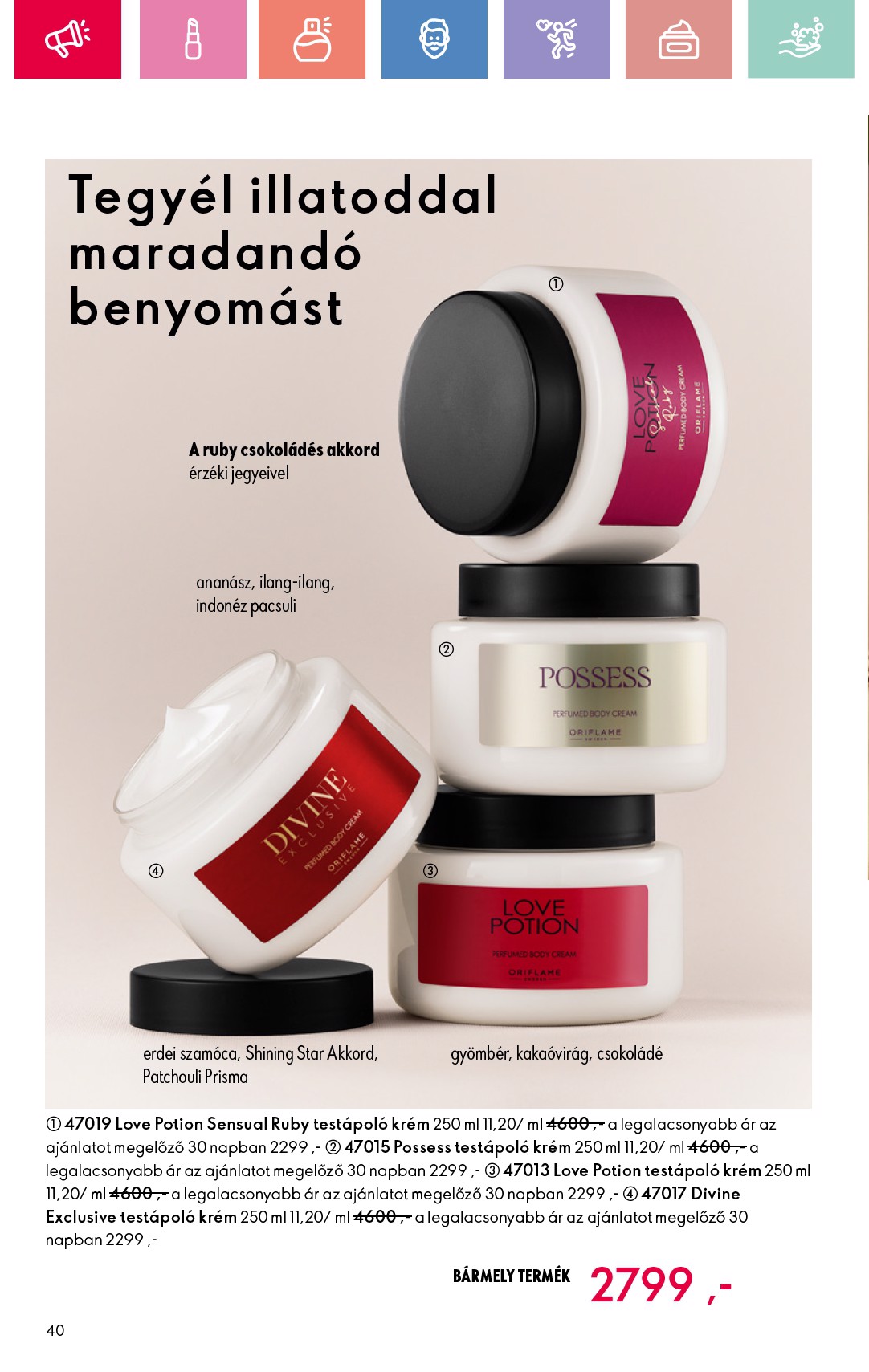 oriflame - Oriflame akciós újság, érvényes 08.17. - 09.06. - page: 40 oriflame - Oriflame akciós újság, érvényes 08.17. - 09.06. - page: 40