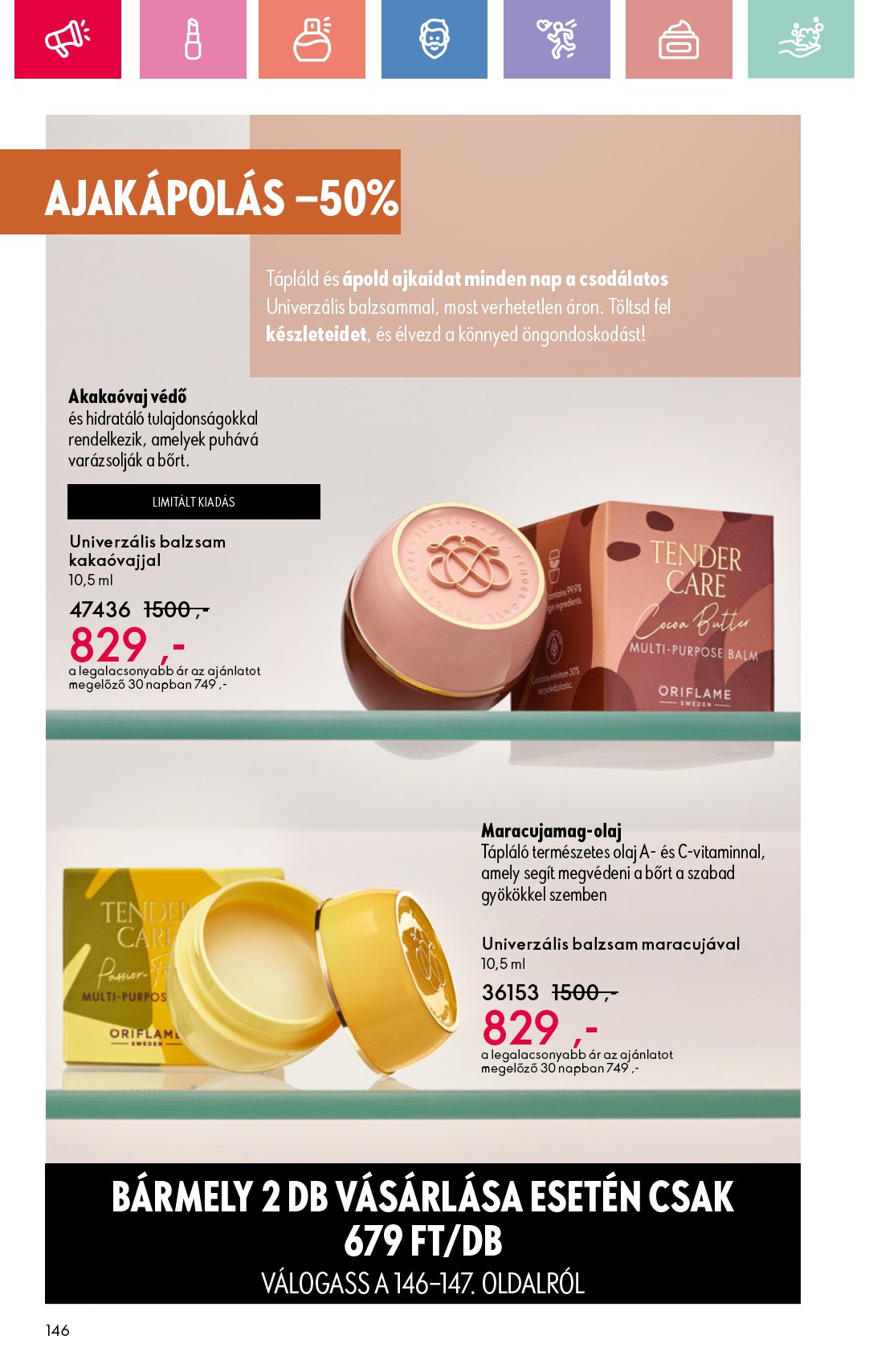 oriflame - Oriflame akciós újság, érvényes 08.17. - 09.06. - page: 146 oriflame - Oriflame akciós újság, érvényes 08.17. - 09.06. - page: 146