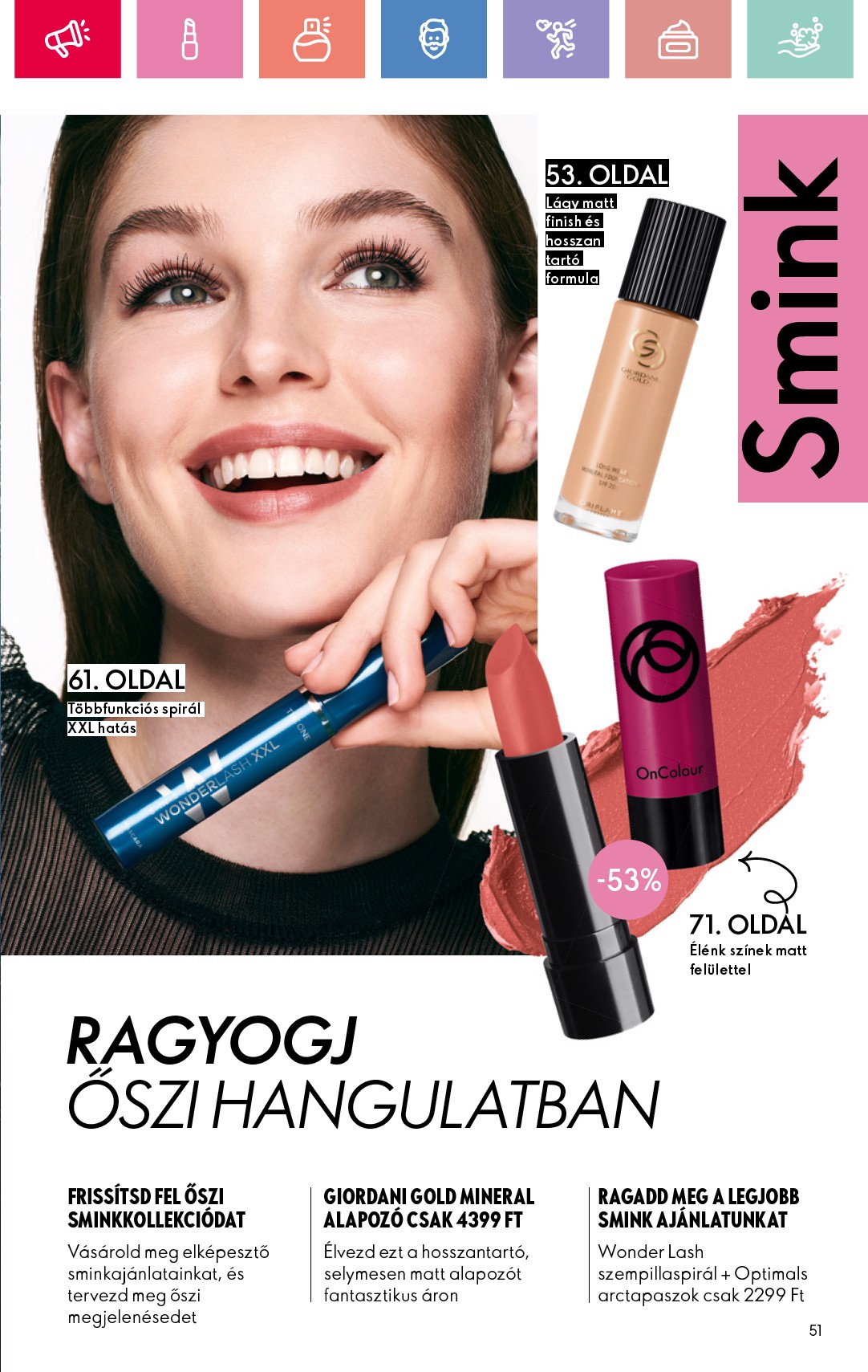 oriflame - Oriflame akciós újság, érvényes 08.17. - 09.06. - page: 51 oriflame - Oriflame akciós újság, érvényes 08.17. - 09.06. - page: 51