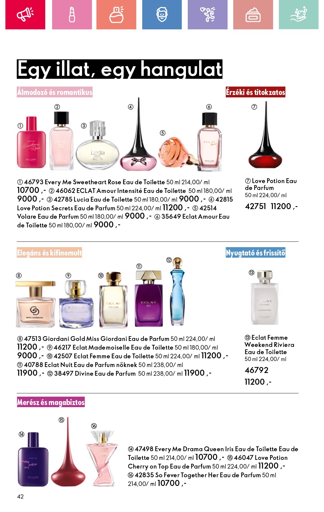 oriflame - Oriflame akciós újság, érvényes 08.17. - 09.06. - page: 42 oriflame - Oriflame akciós újság, érvényes 08.17. - 09.06. - page: 42