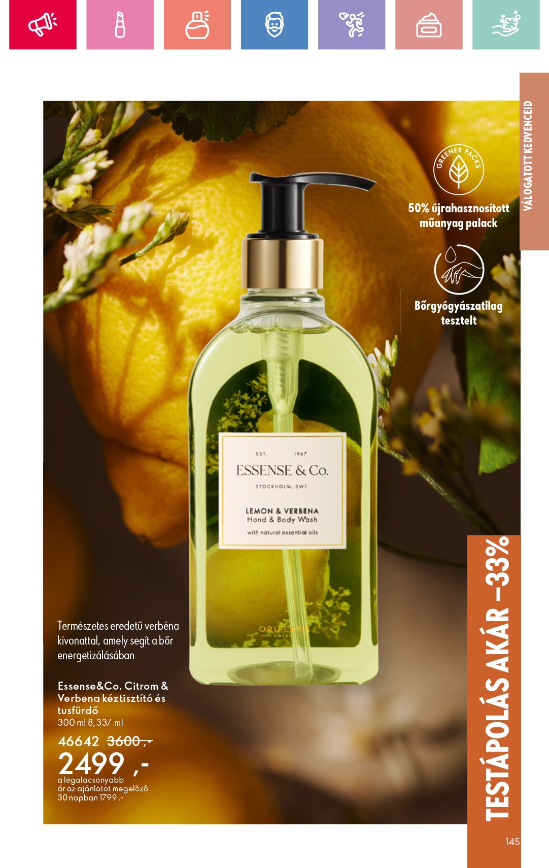 oriflame - Oriflame akciós újság, érvényes 08.17. - 09.06. - page: 145 oriflame - Oriflame akciós újság, érvényes 08.17. - 09.06. - page: 145