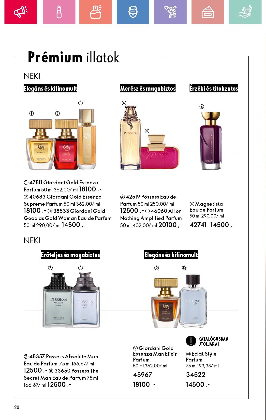 oriflame - Oriflame akciós újság, érvényes 08.17. - 09.06. - page: 28 oriflame - Oriflame akciós újság, érvényes 08.17. - 09.06. - page: 28