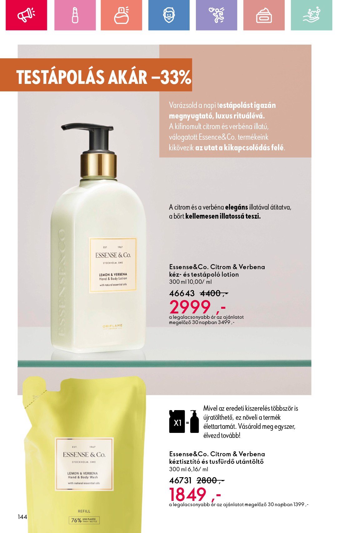 oriflame - Oriflame akciós újság, érvényes 08.17. - 09.06. - page: 144 oriflame - Oriflame akciós újság, érvényes 08.17. - 09.06. - page: 144