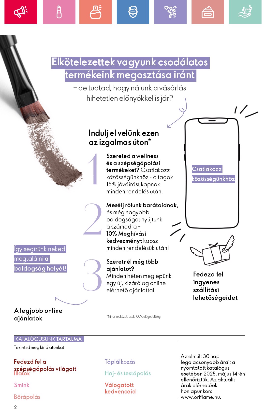 oriflame - Oriflame akciós újság, érvényes 08.17. - 09.06. - page: 2 oriflame - Oriflame akciós újság, érvényes 08.17. - 09.06. - page: 2