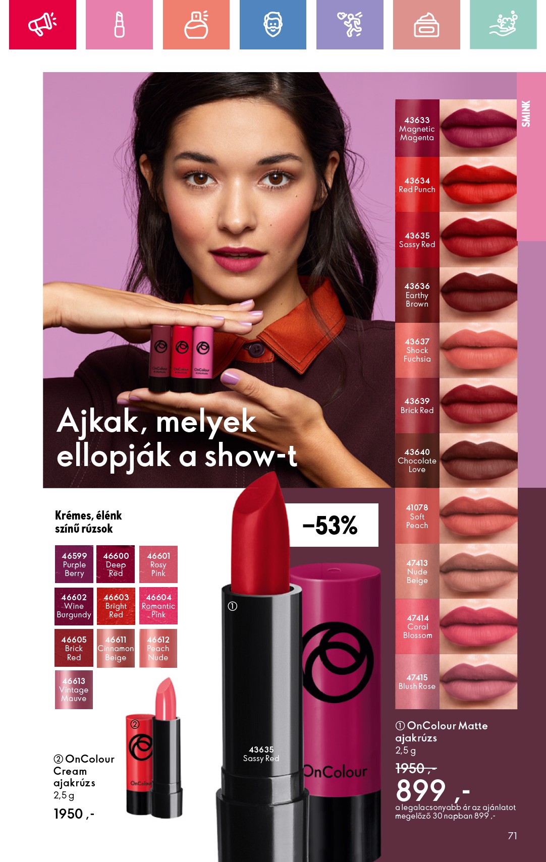 oriflame - Oriflame akciós újság, érvényes 08.17. - 09.06. - page: 71 oriflame - Oriflame akciós újság, érvényes 08.17. - 09.06. - page: 71