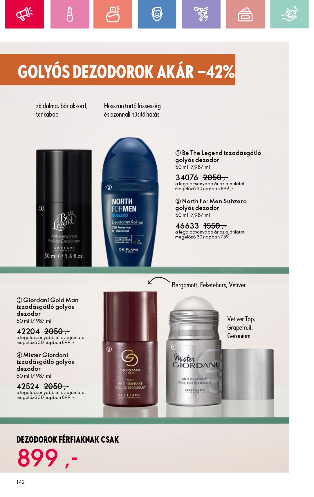 oriflame - Oriflame akciós újság, érvényes 08.17. - 09.06. - page: 142 oriflame - Oriflame akciós újság, érvényes 08.17. - 09.06. - page: 142