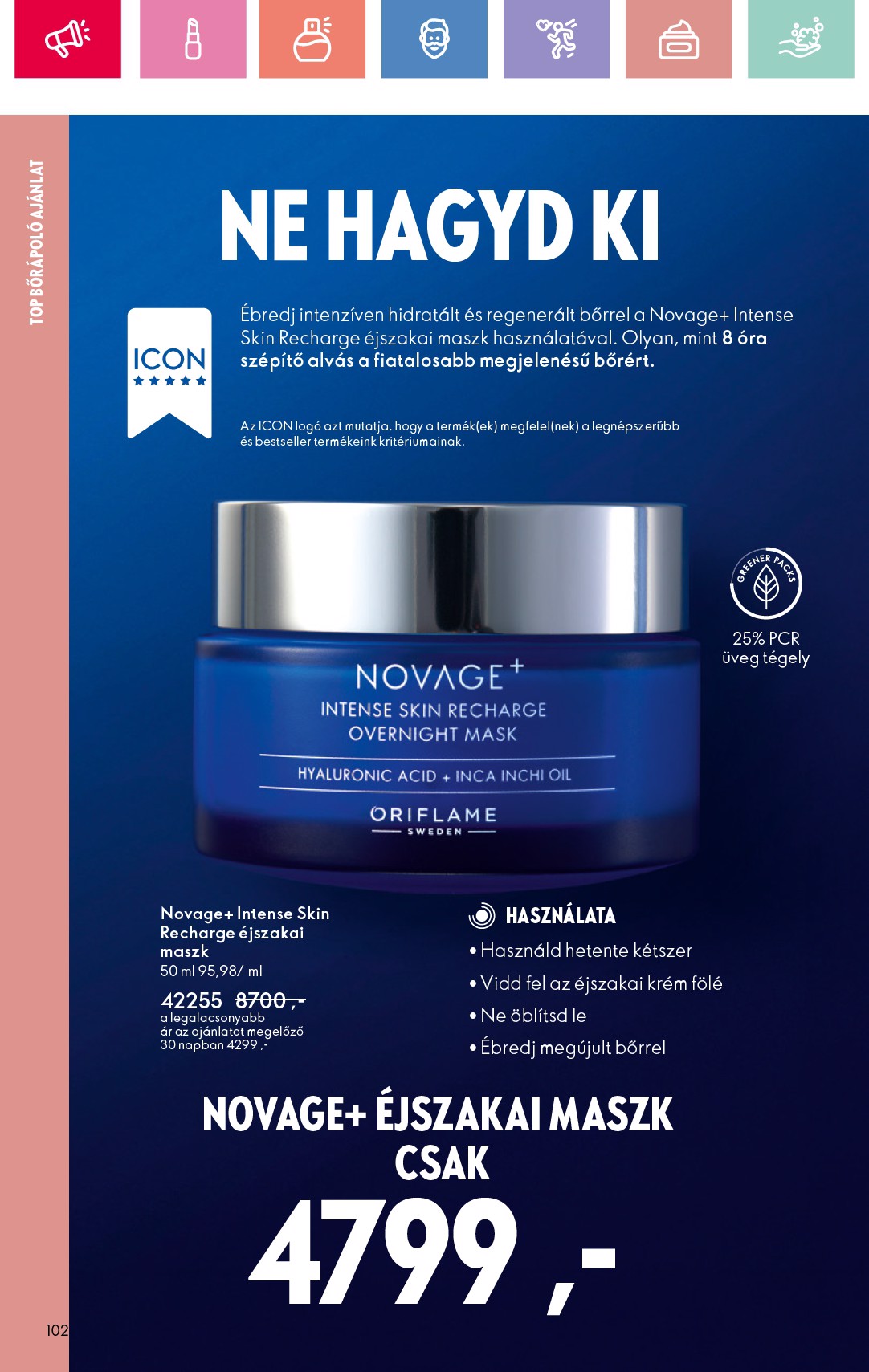 oriflame - Oriflame akciós újság, érvényes 08.17. - 09.06. - page: 102 oriflame - Oriflame akciós újság, érvényes 08.17. - 09.06. - page: 102