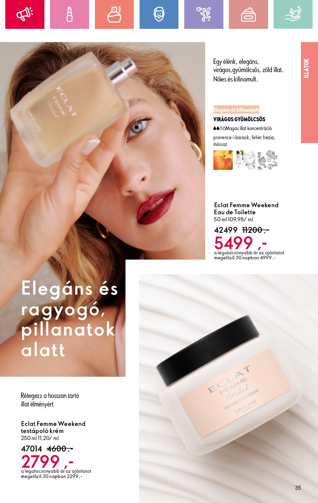 oriflame - Oriflame akciós újság, érvényes 08.17. - 09.06. - page: 35 oriflame - Oriflame akciós újság, érvényes 08.17. - 09.06. - page: 35