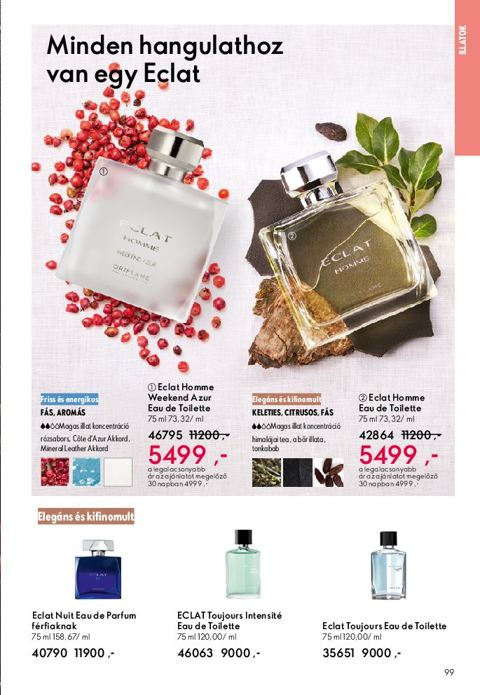 oriflame - Oriflame akciós újság, érvényes 09.07. - 09.30. - page: 99 oriflame - Oriflame akciós újság, érvényes 09.07. - 09.30. - page: 99