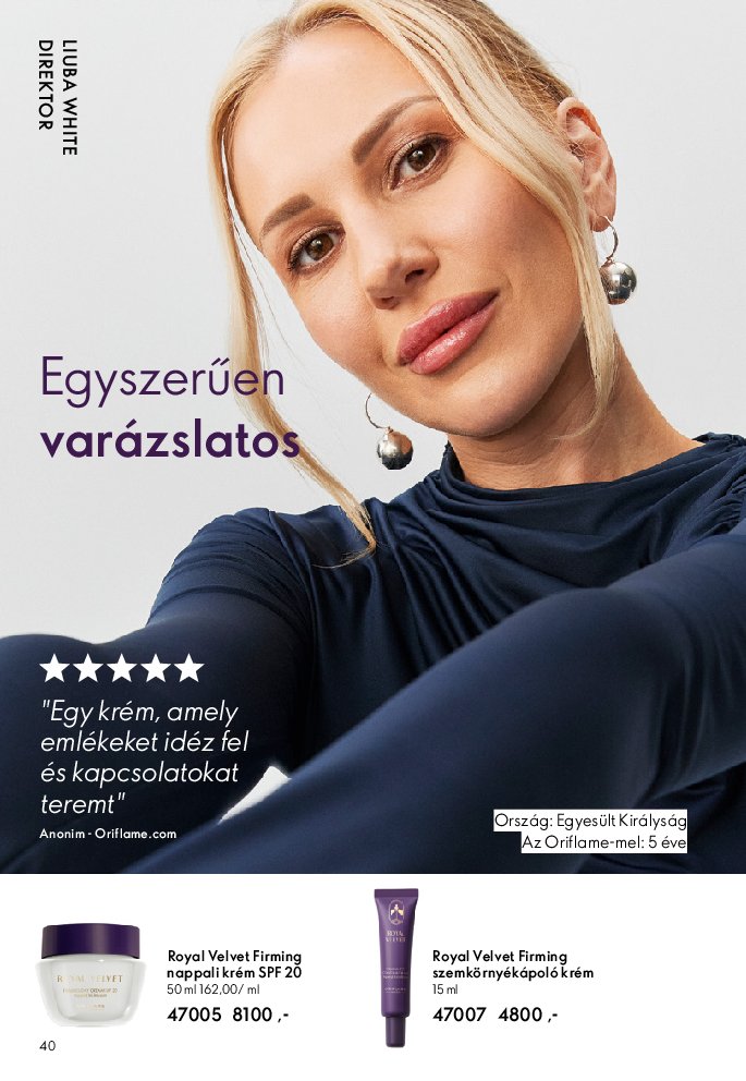oriflame - Oriflame akciós újság, érvényes 09.07. - 09.30. - page: 40 oriflame - Oriflame akciós újság, érvényes 09.07. - 09.30. - page: 40