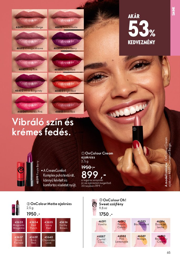 oriflame - Oriflame akciós újság, érvényes 09.07. - 09.30. - page: 65 oriflame - Oriflame akciós újság, érvényes 09.07. - 09.30. - page: 65