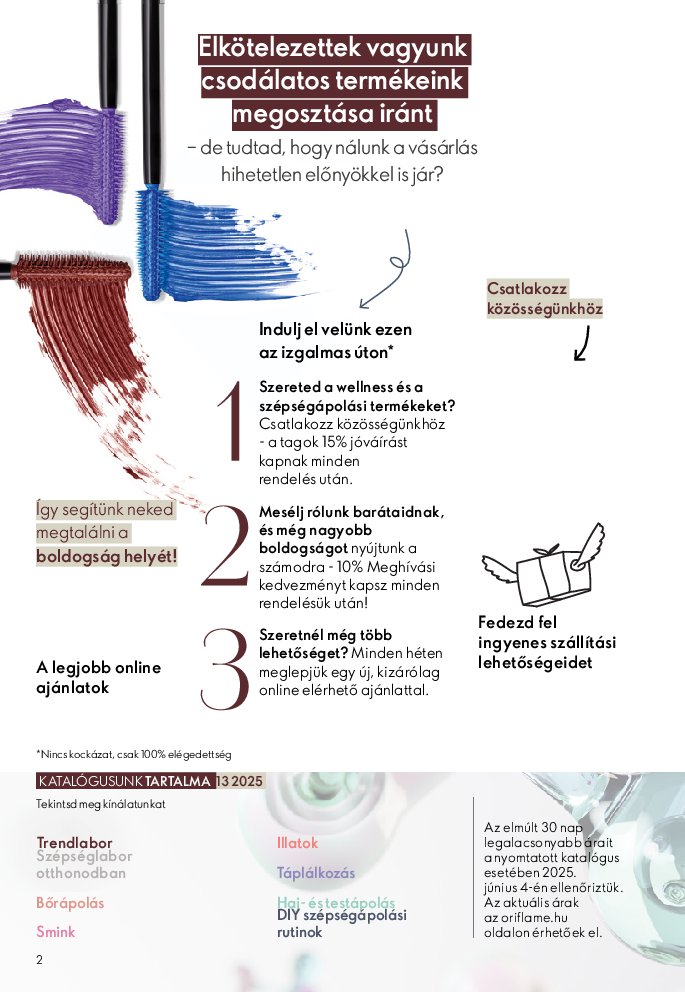 oriflame - Oriflame akciós újság, érvényes 09.07. - 09.30. - page: 2 oriflame - Oriflame akciós újság, érvényes 09.07. - 09.30. - page: 2